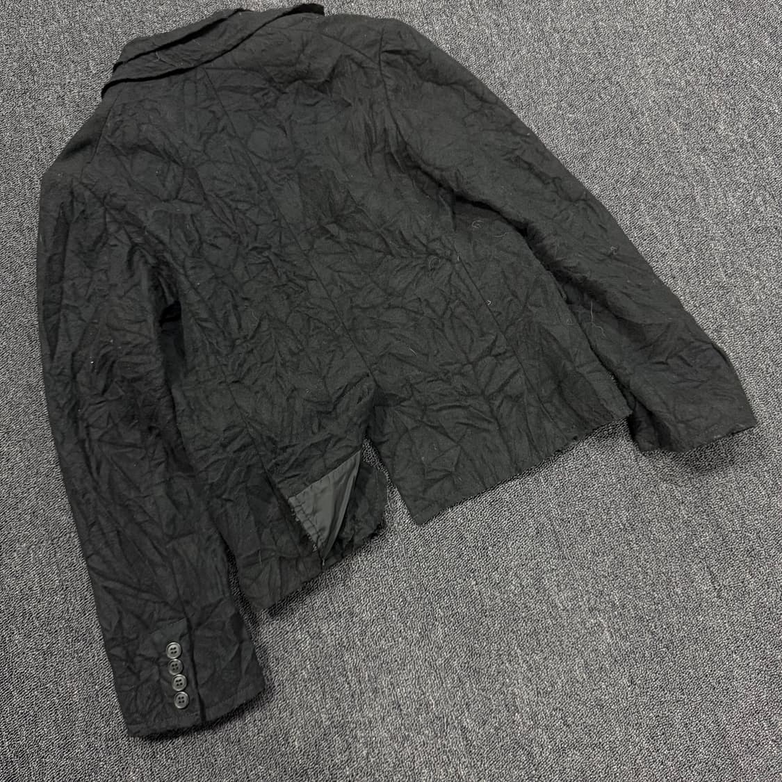 트리콧 꼼데가르송 레이어드 링클 자켓 상품이미지6