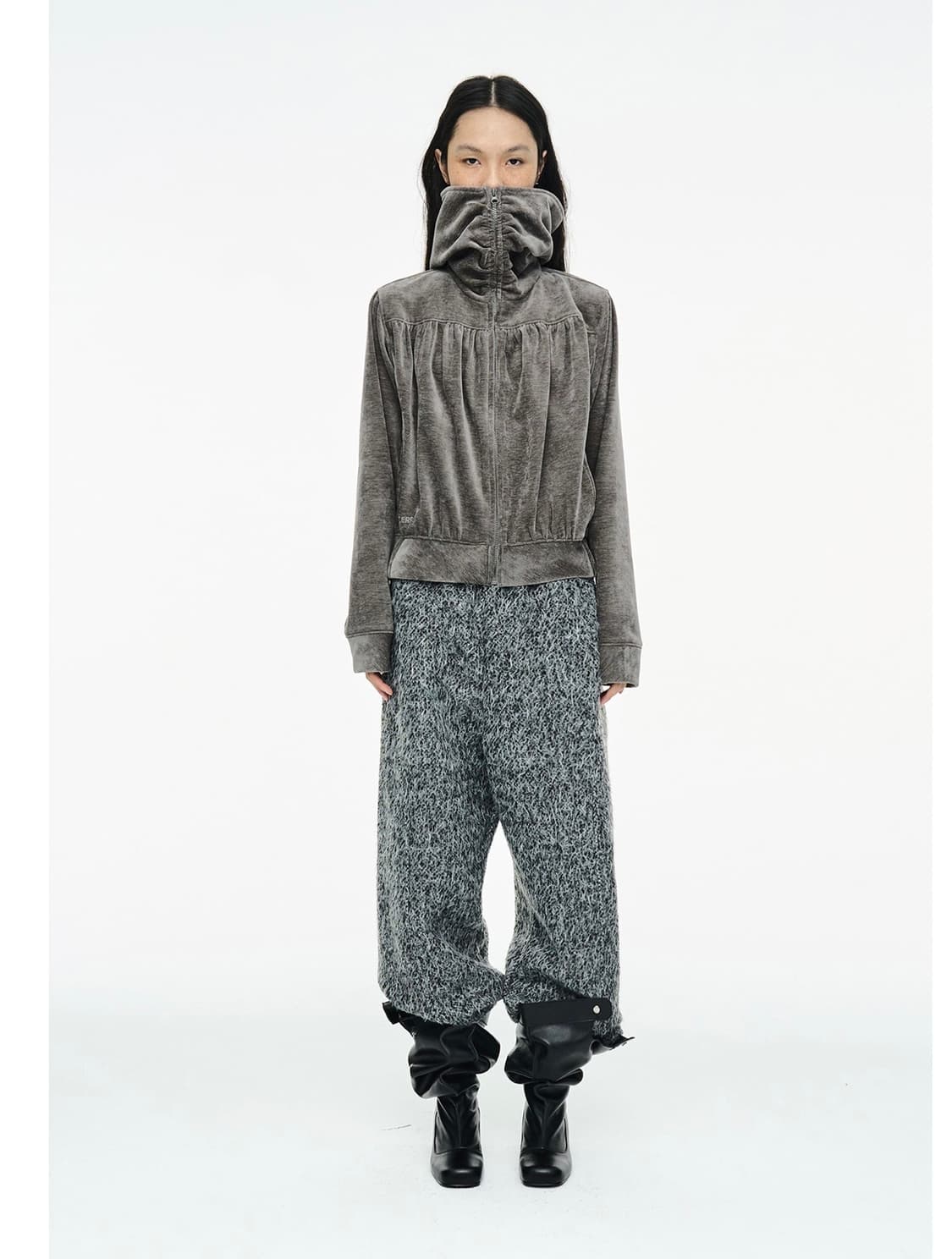 세릭 hairy wide pants 상품이미지1