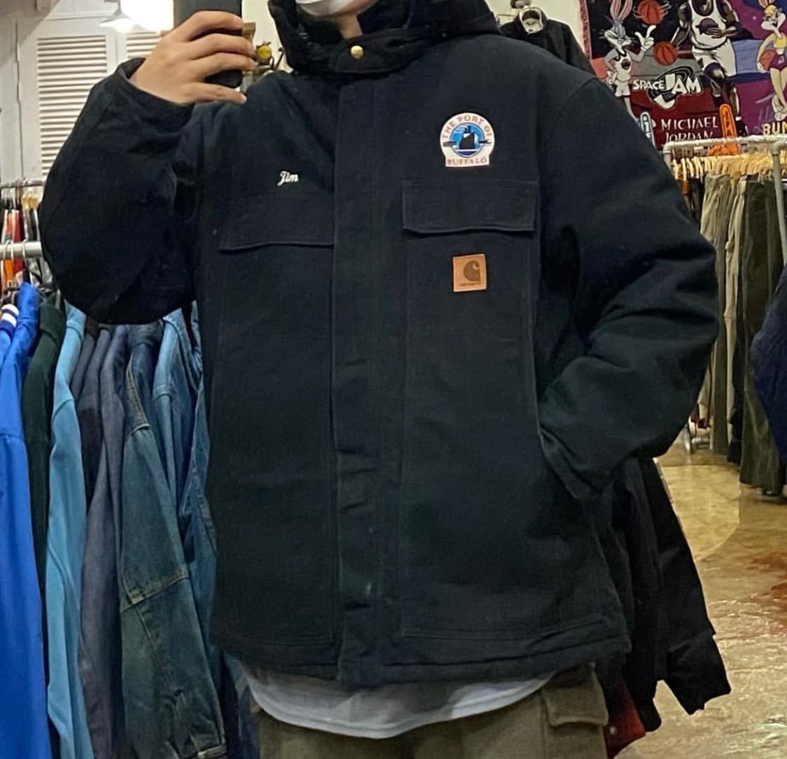 90s Made in USA 칼하트 워크 패딩자켓 상품이미지4