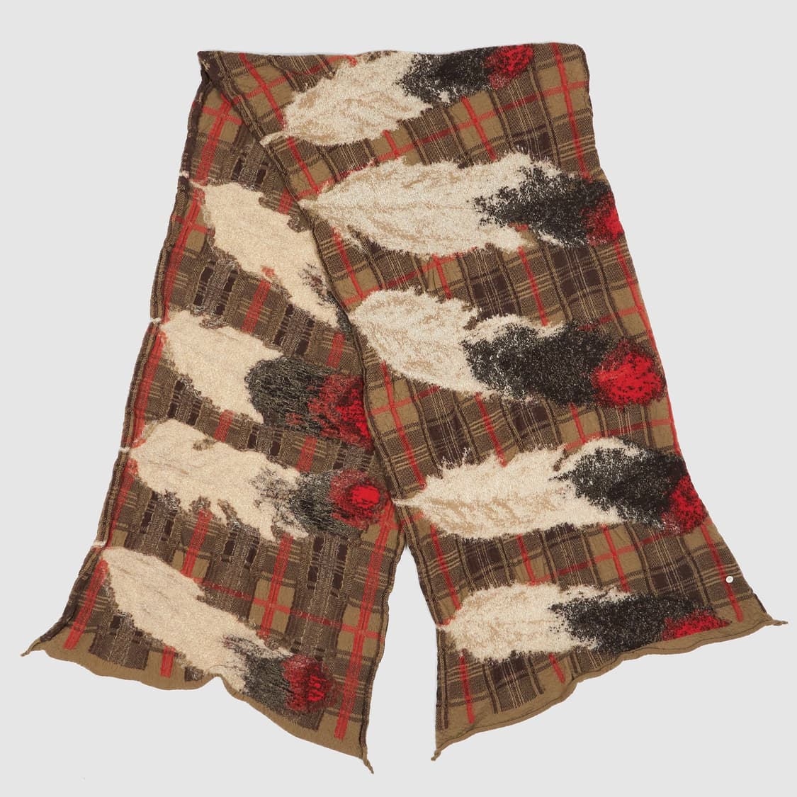 캐피탈 체크 페더 머플러 상품이미지2