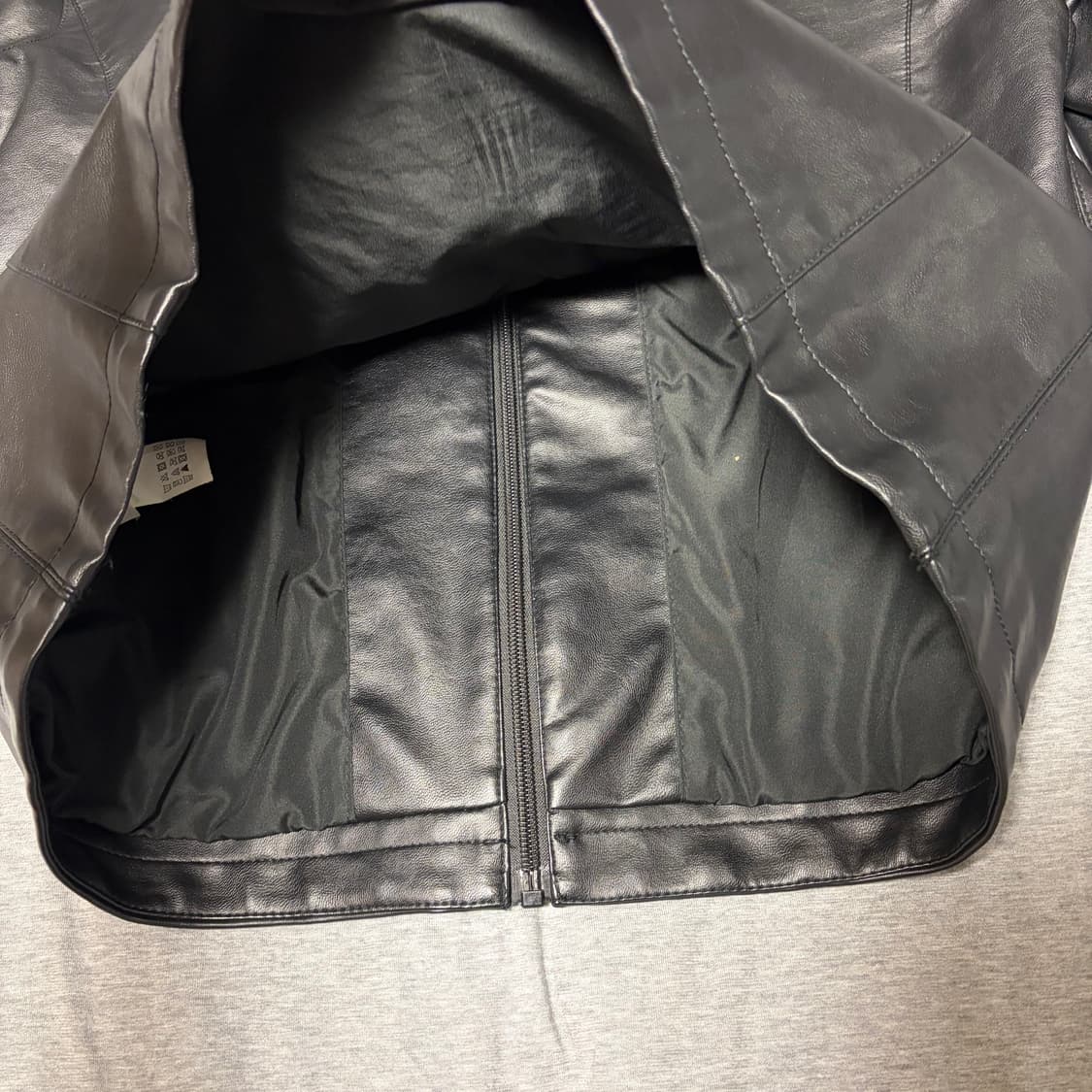 [L] 자라 차이나카라 레더 자켓 상품이미지10