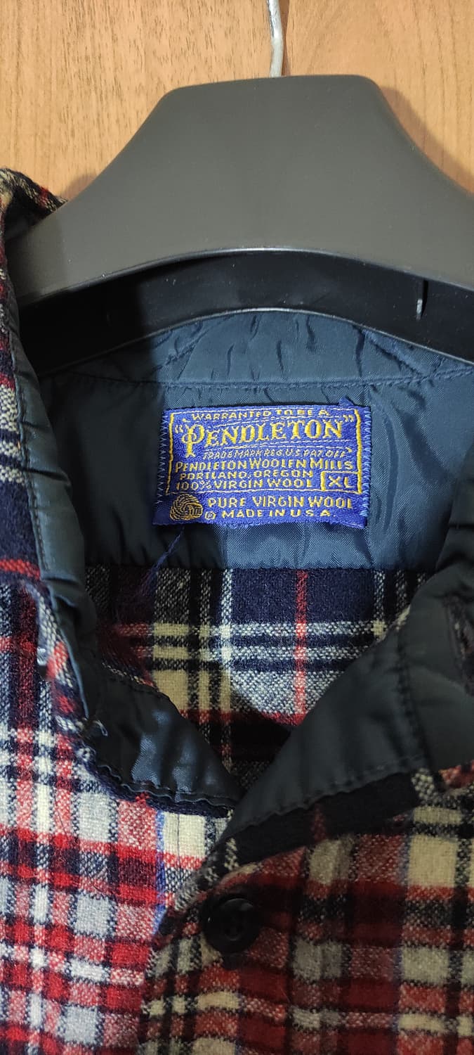 70s 펜들턴 체크 셔츠 2xl 상품이미지3
