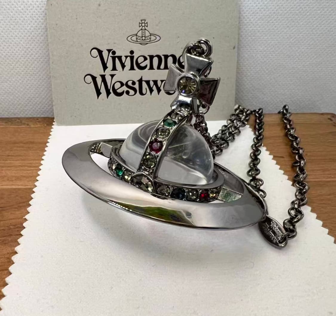 비비안웨스트우드 아카이브 멀티컬러 빅orb 팬던트 목걸이 상품이미지1