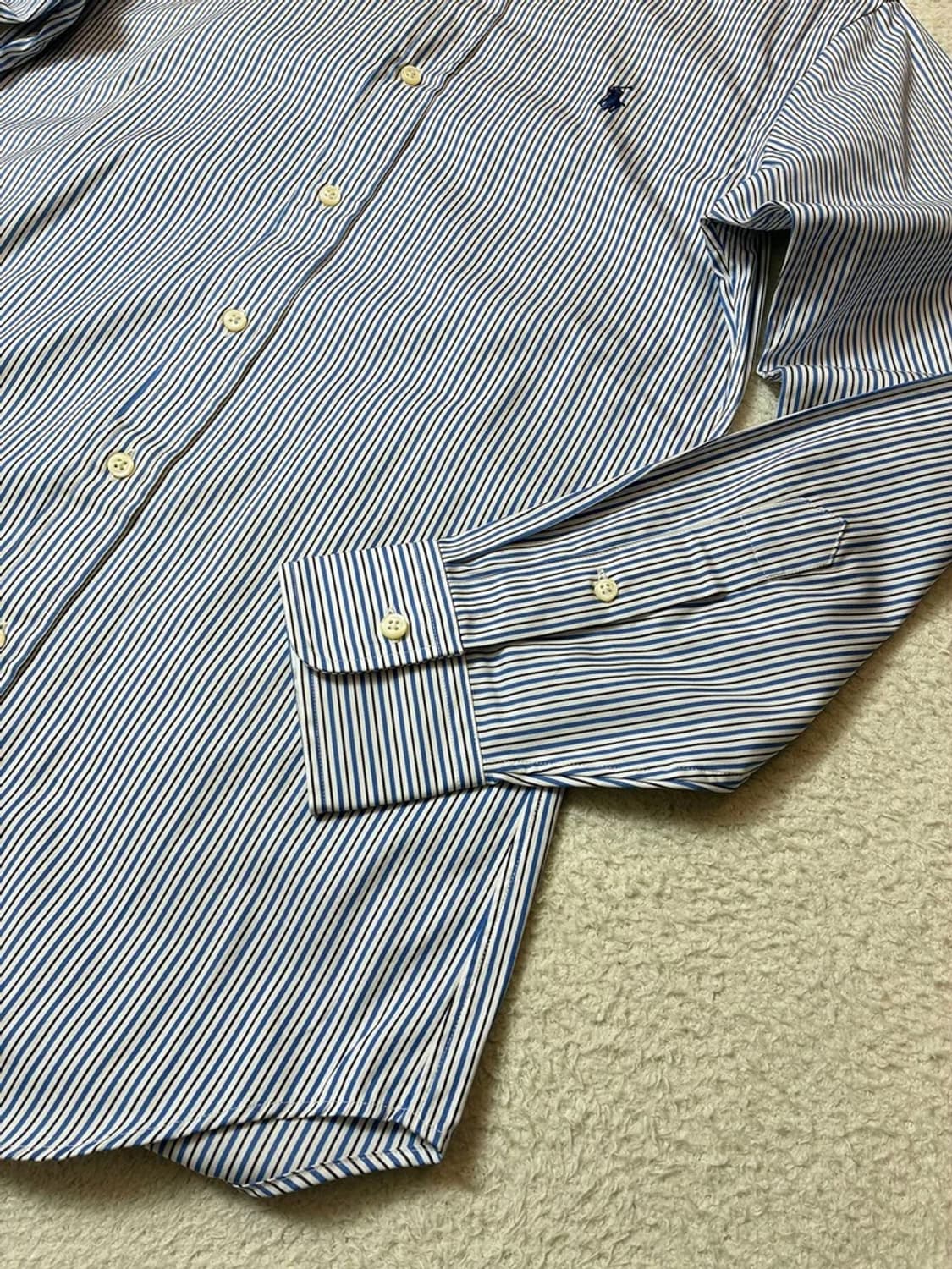 폴로 랄프로렌 시그니처 스트라이프 포니 로고 셔츠 PN6956 상품이미지5