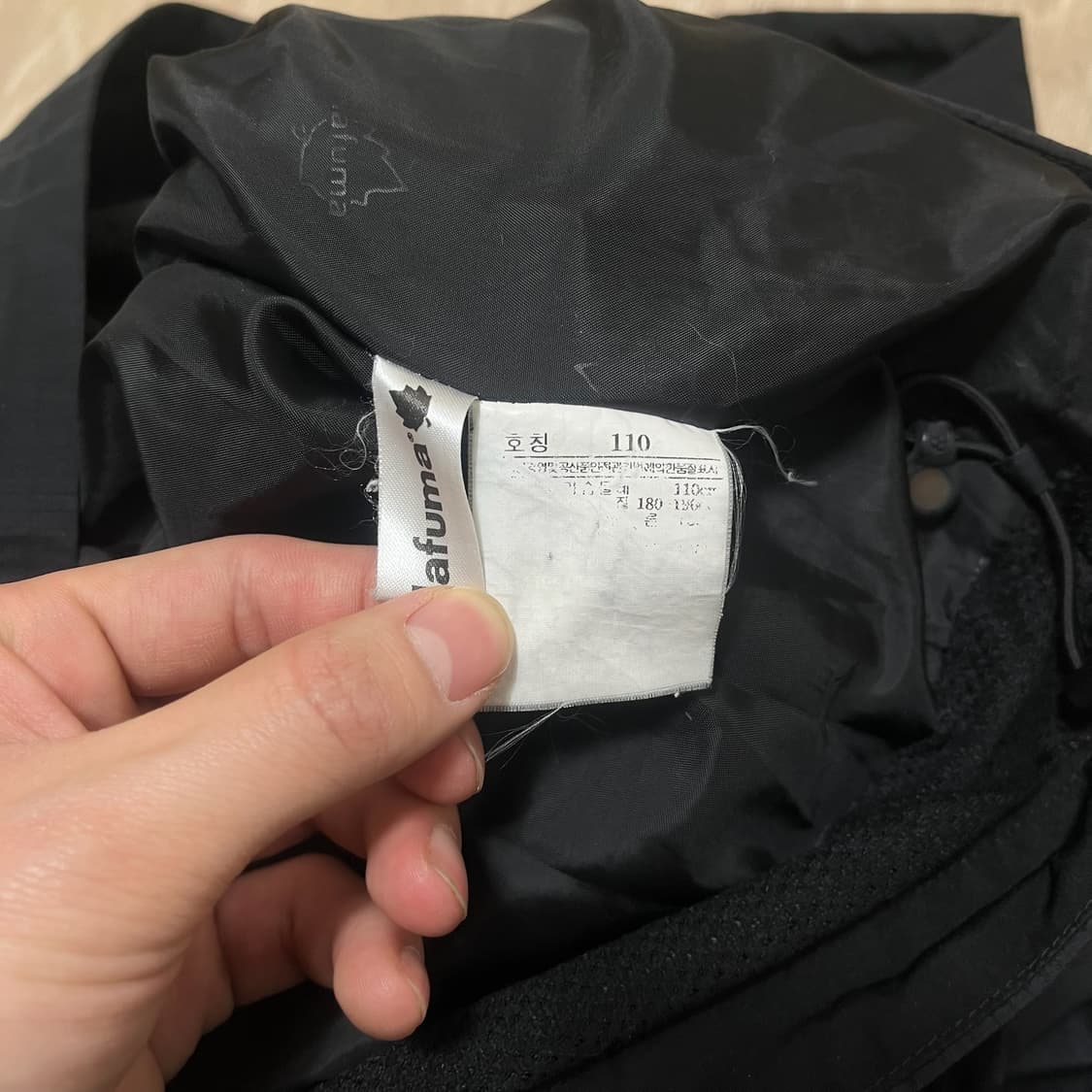 라푸마 남성 고어텍스 바람막이 자켓 XXL/110  상품이미지7