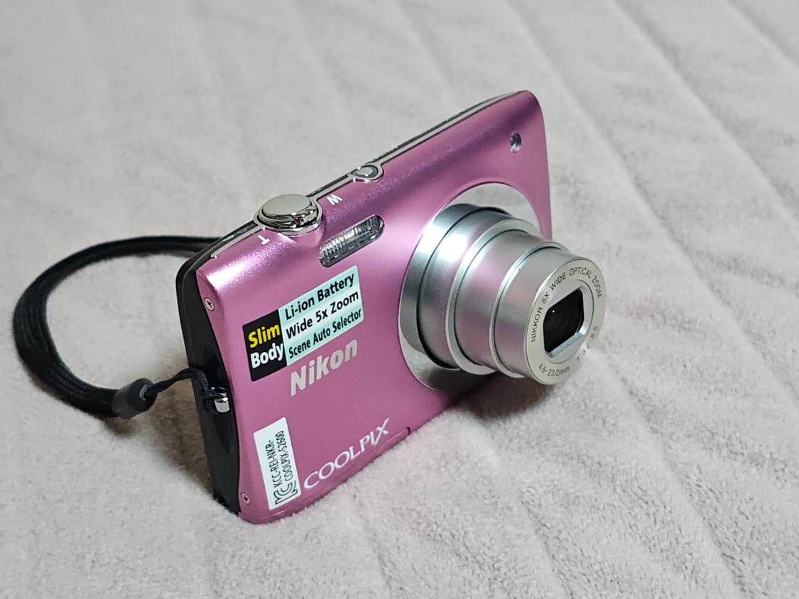 니콘 쿨픽스 S2600 핑크색 디지털 카메라 상품이미지4