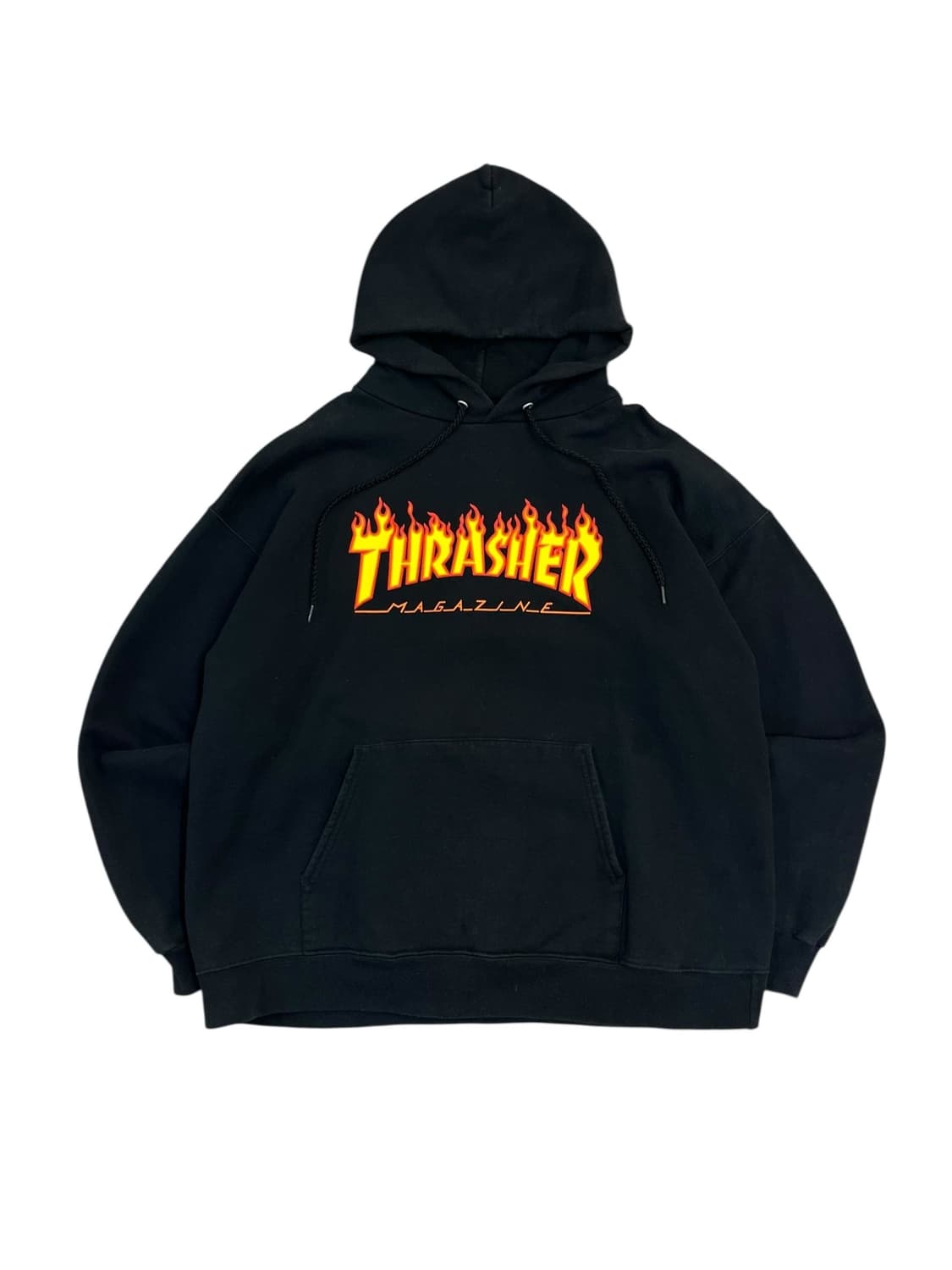 트레셔 기모 후드티 블랙 L  #csz3157 상품이미지3