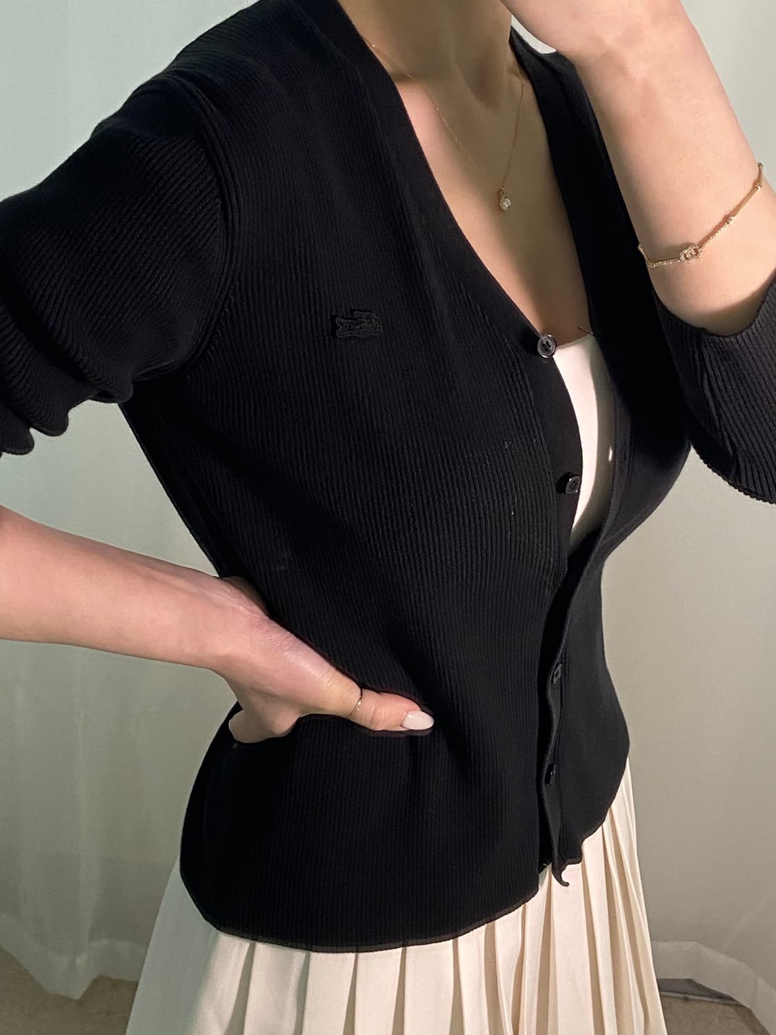 라코스테 와펜 가디건 상품이미지3