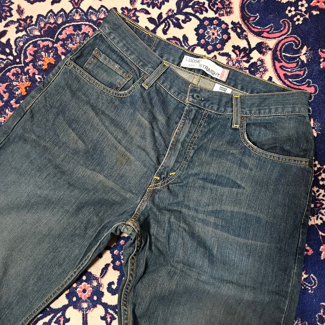 리바이스(Levis) 00's No.569 루즈 스트레이트 데님 팬츠 상품이미지4