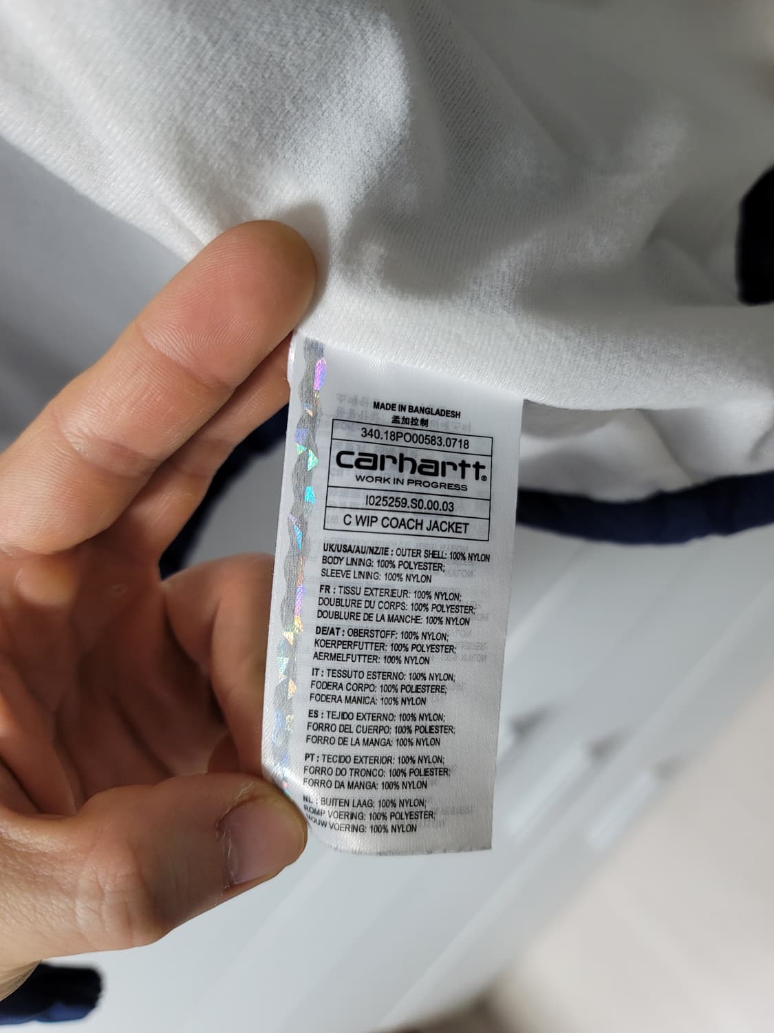 칼하트wip 코치자켓 상품이미지2