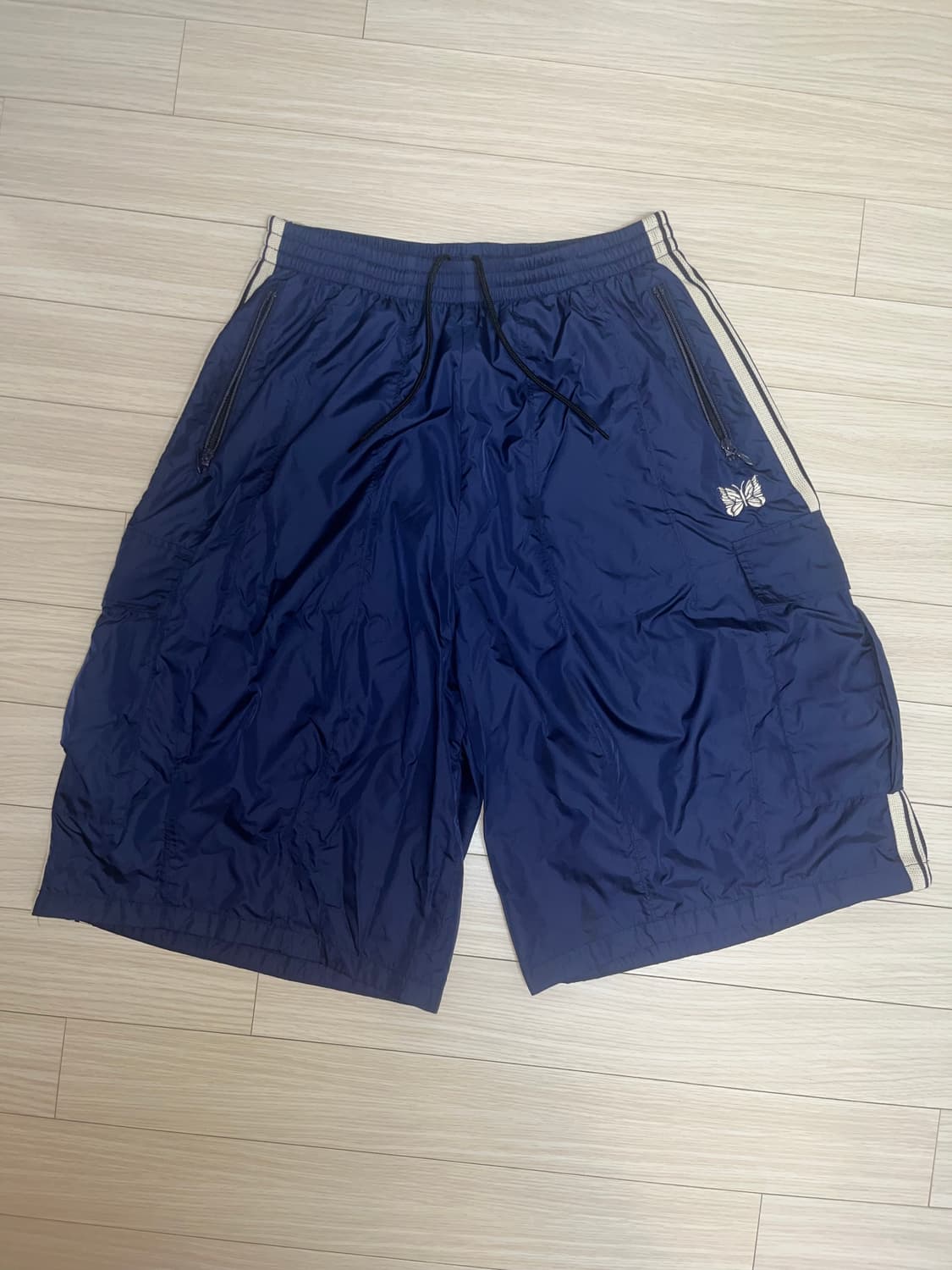 니들스 L.H.P 콜라보 H.D 트랙 나일론 숏팬츠  상품이미지1