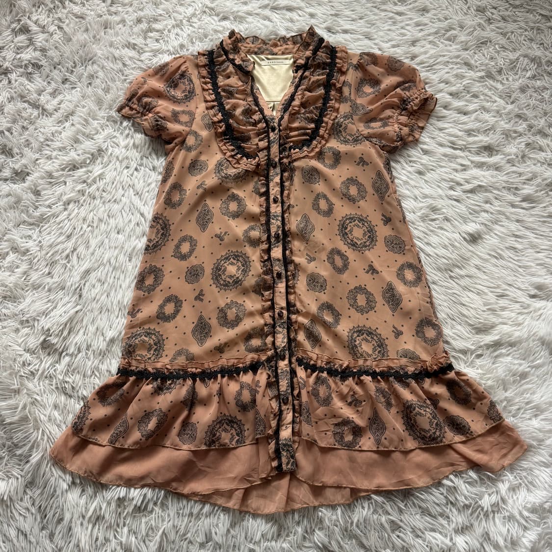 AXES 일본빈티지 모리걸 원피스 노드 갸루 지뢰계 러블리 M 38 상품이미지2