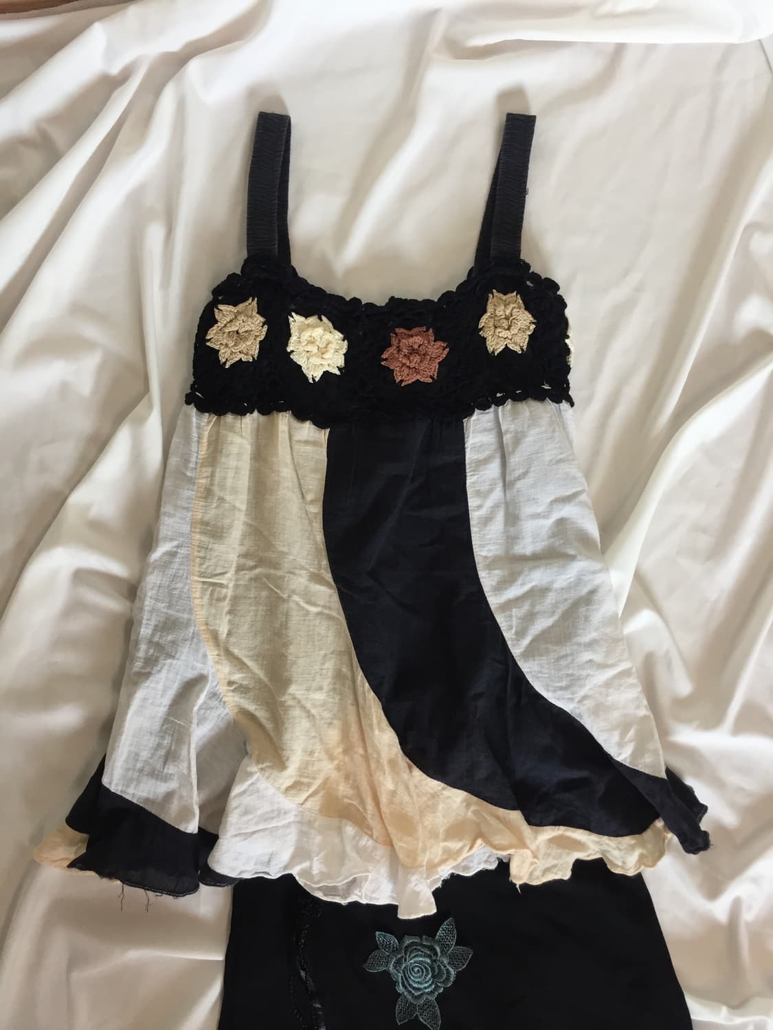 뜨개 꽃 나시 상품이미지5