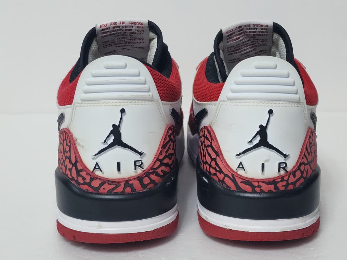 Nike Air Jordan 로우 레드/화이트/블랙 스니커즈 상품이미지4