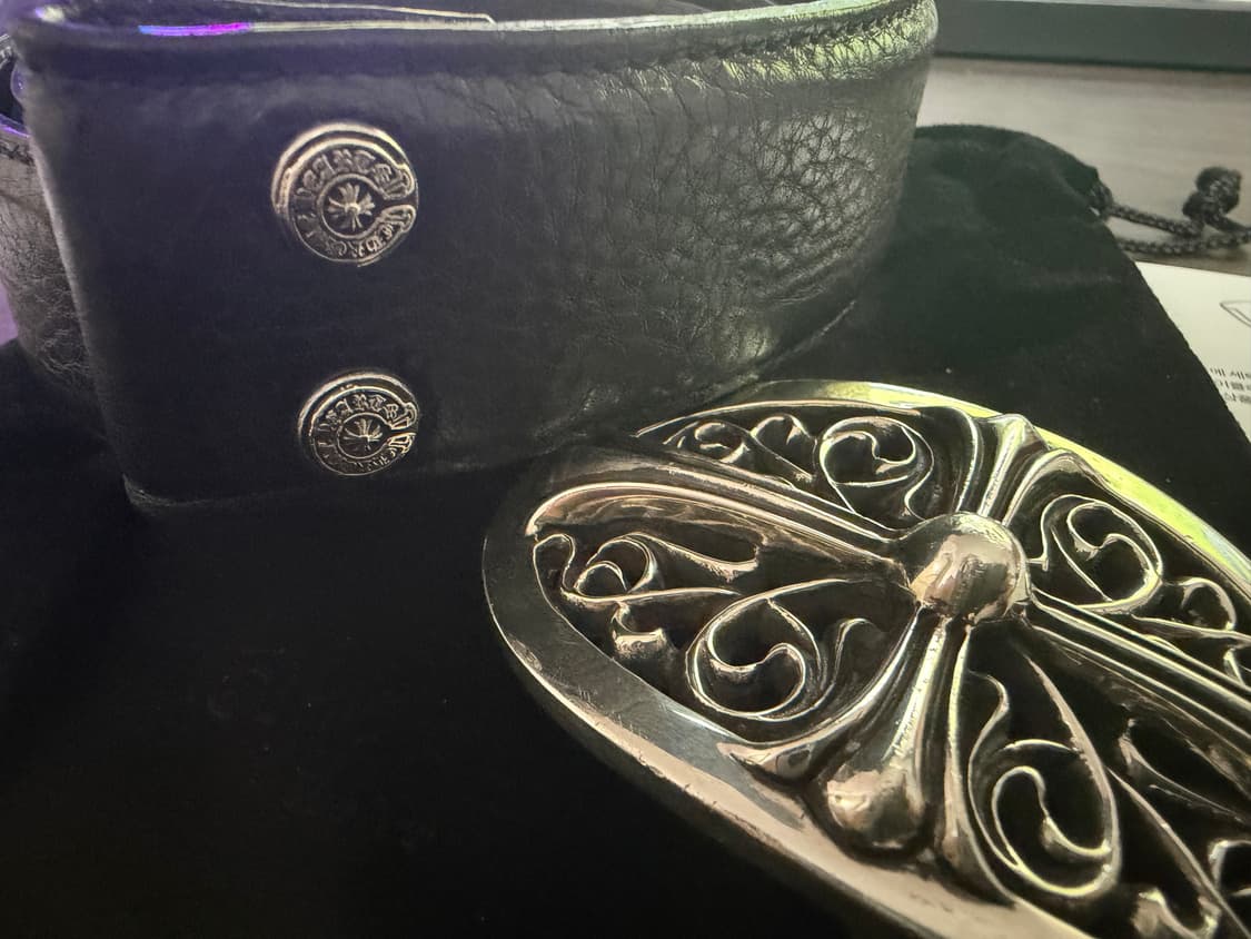 크롬하츠 오발벨트 버클 국내매장(영수증포함)+34사이즈 스트랩 상품이미지6