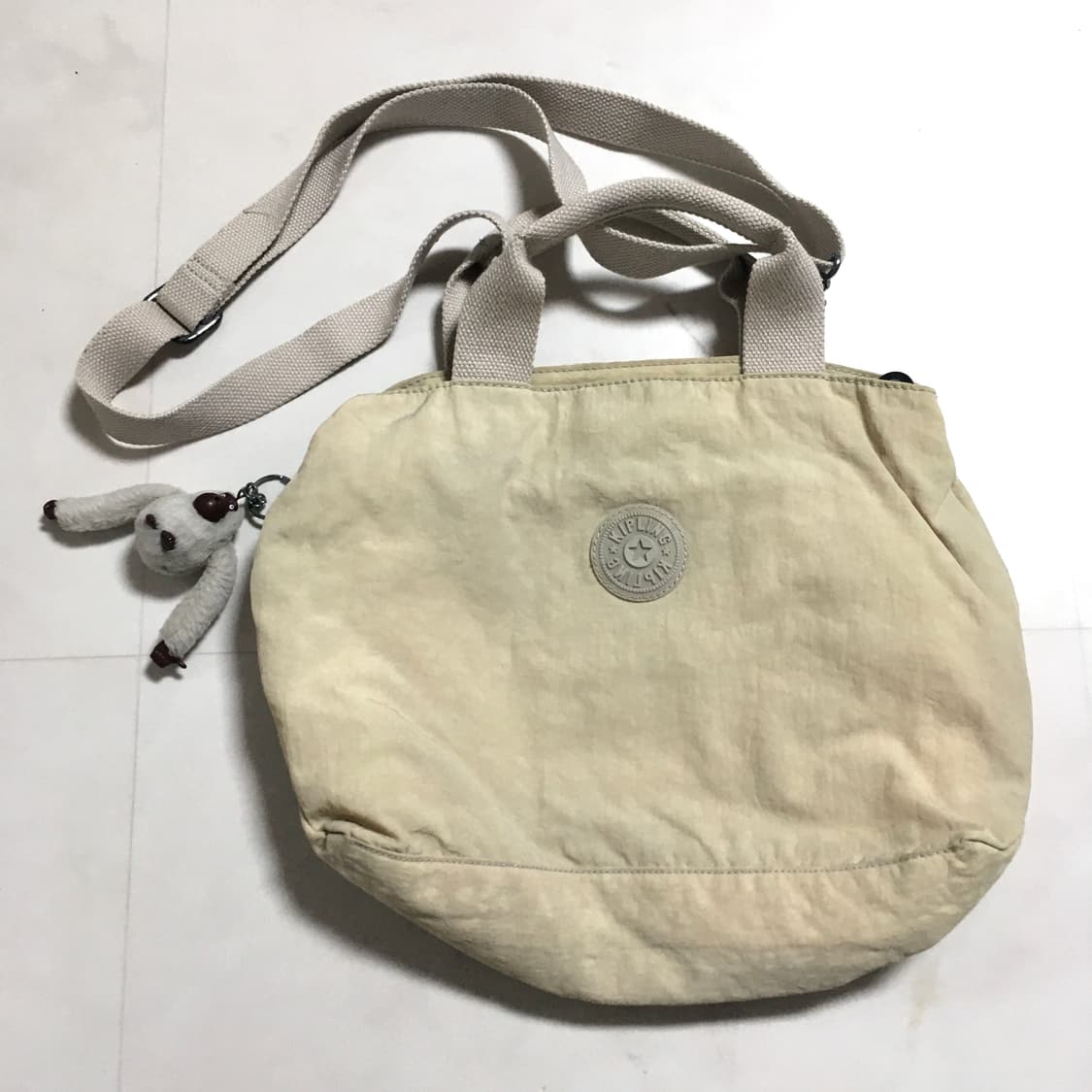 Kipling(키플링) Cream Tote Bag 상품이미지1