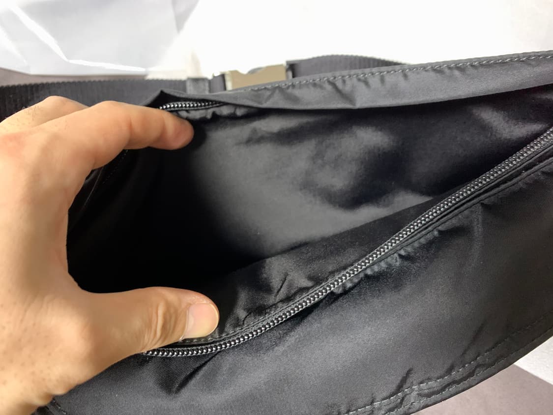 [PRADA] 2VL132 블랙 범백, 힙색, 벨트백 상품이미지5