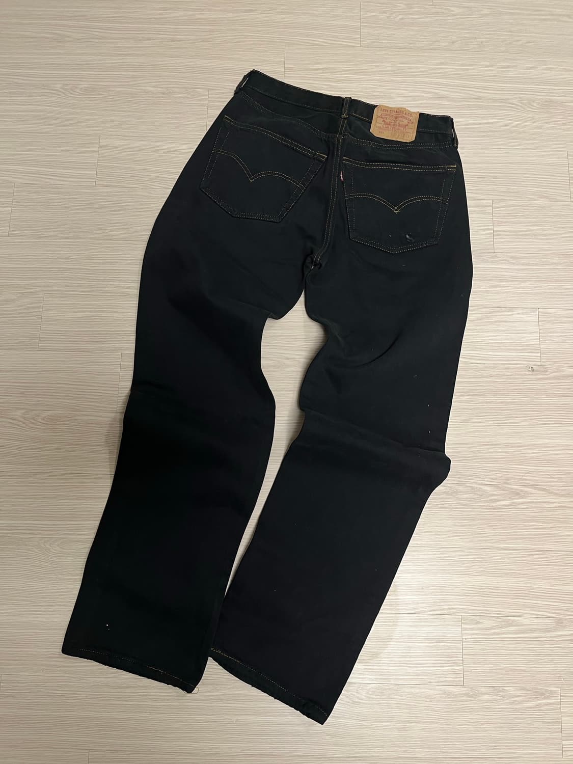 리바이스 501 블랙진 흑청 상품이미지1