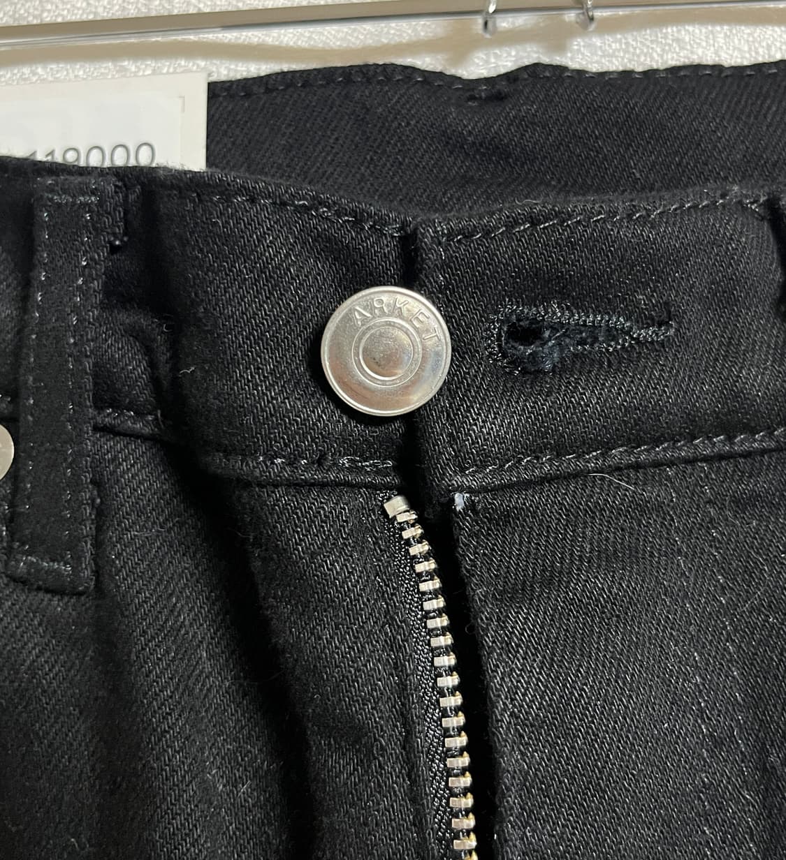 새상품 아르켓 코튼 크롭 배기핏 팬츠 25 상품이미지3