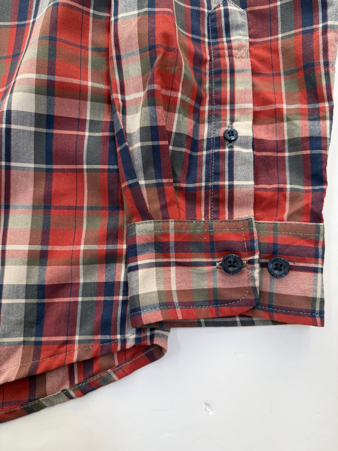 mont-bell 몽벨 체크 셔츠 상품이미지5