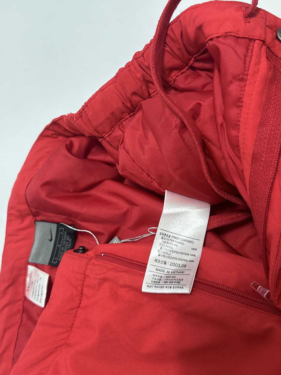 나이키 00s 테니스라인 스우시 누빔 나일론 팬츠 상품이미지9