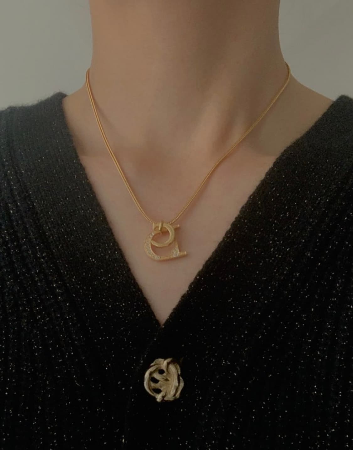 빈티지디올 지수목걸이 상품이미지2