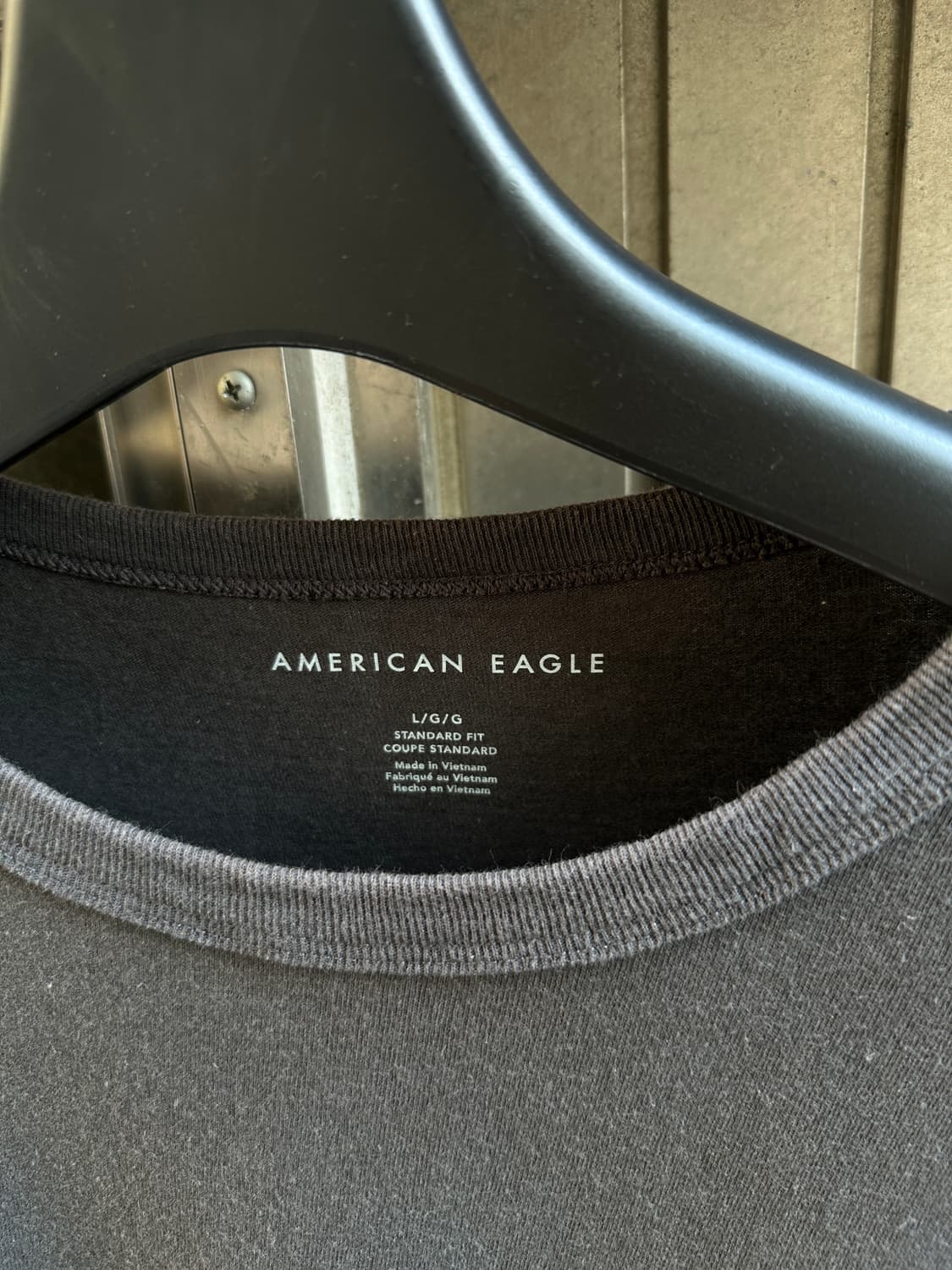 AMERICAN EAGLE 소매 레터링 롱슬리브 상품이미지8
