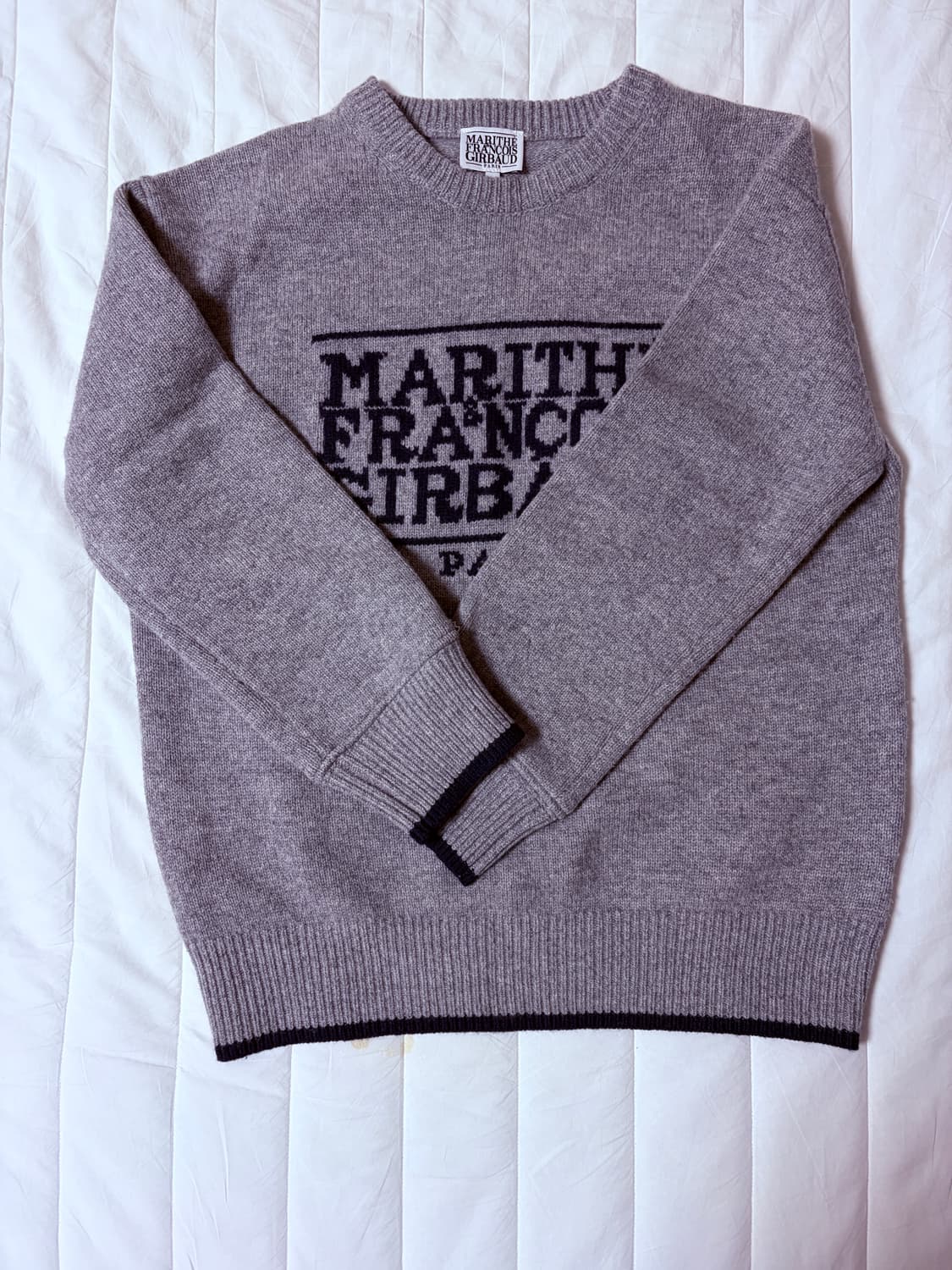 마리떼무브망 클래식 로고 니트 M 상품이미지2