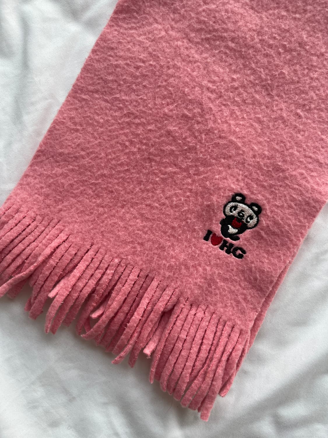 히스테릭 글래머 아카이브 I♡HG 팬더 목도리 머플러 상품이미지4