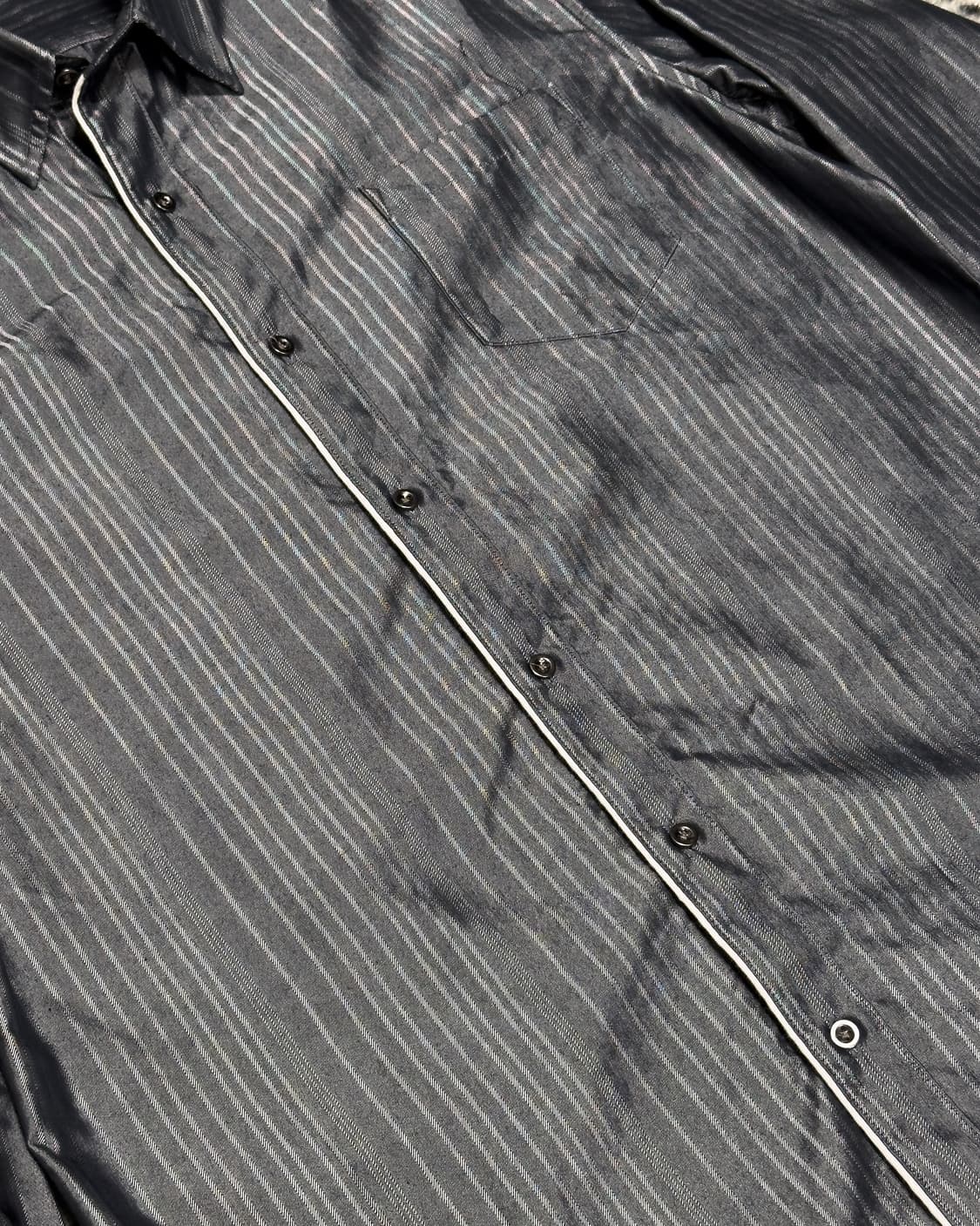 {Semantic Design} Metallic Stripe Shirt  상품이미지6