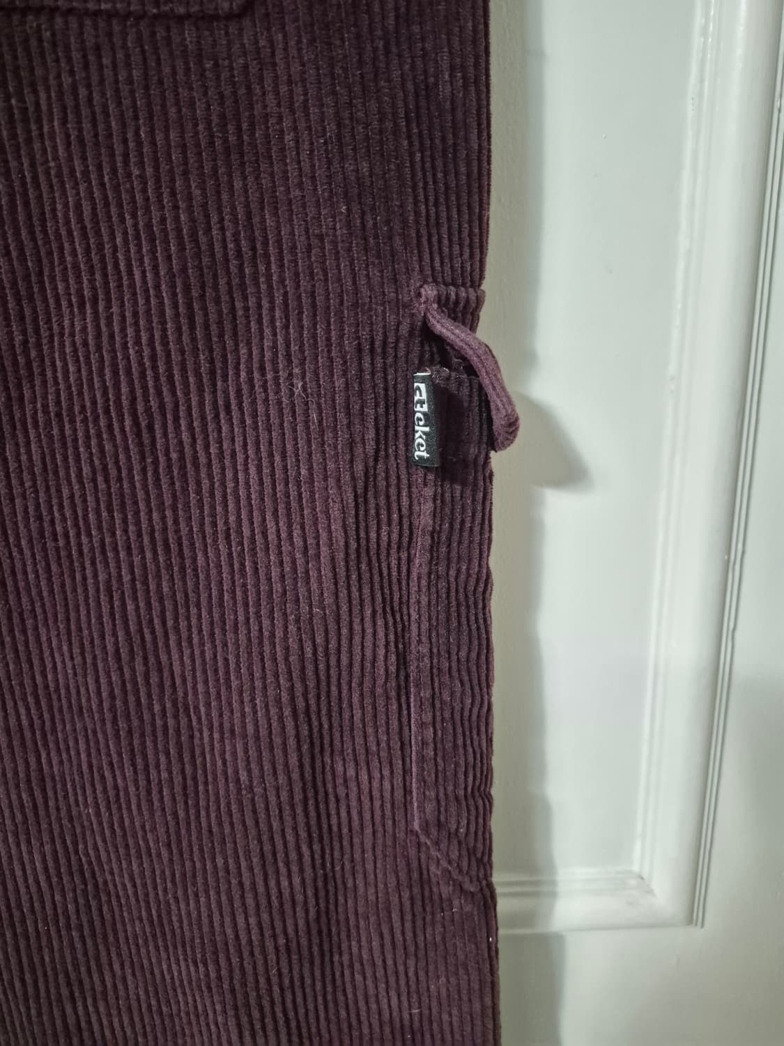 (L) 테켓 플랜 코듀로이 카고 팬츠 버건디 상품이미지7