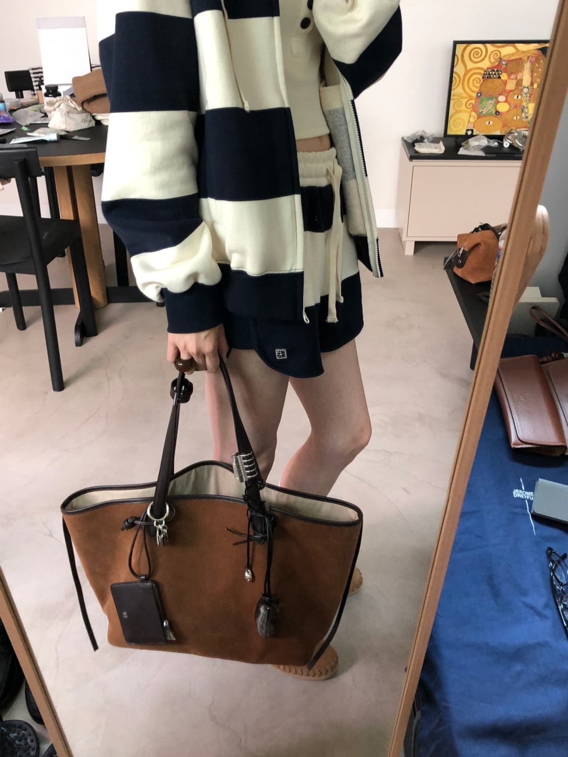 [714center]TOTTI BAG(SUEDE TAN) 상품이미지3
