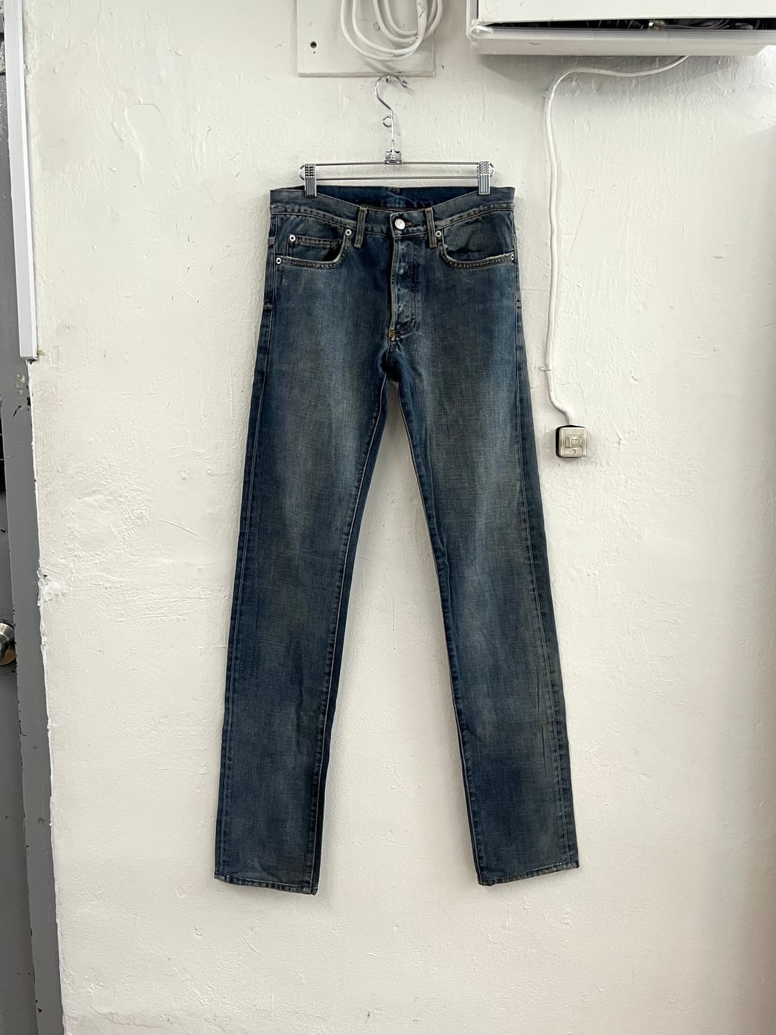 디올 옴므 08FW 오일 워싱 데님 팬츠 상품이미지1