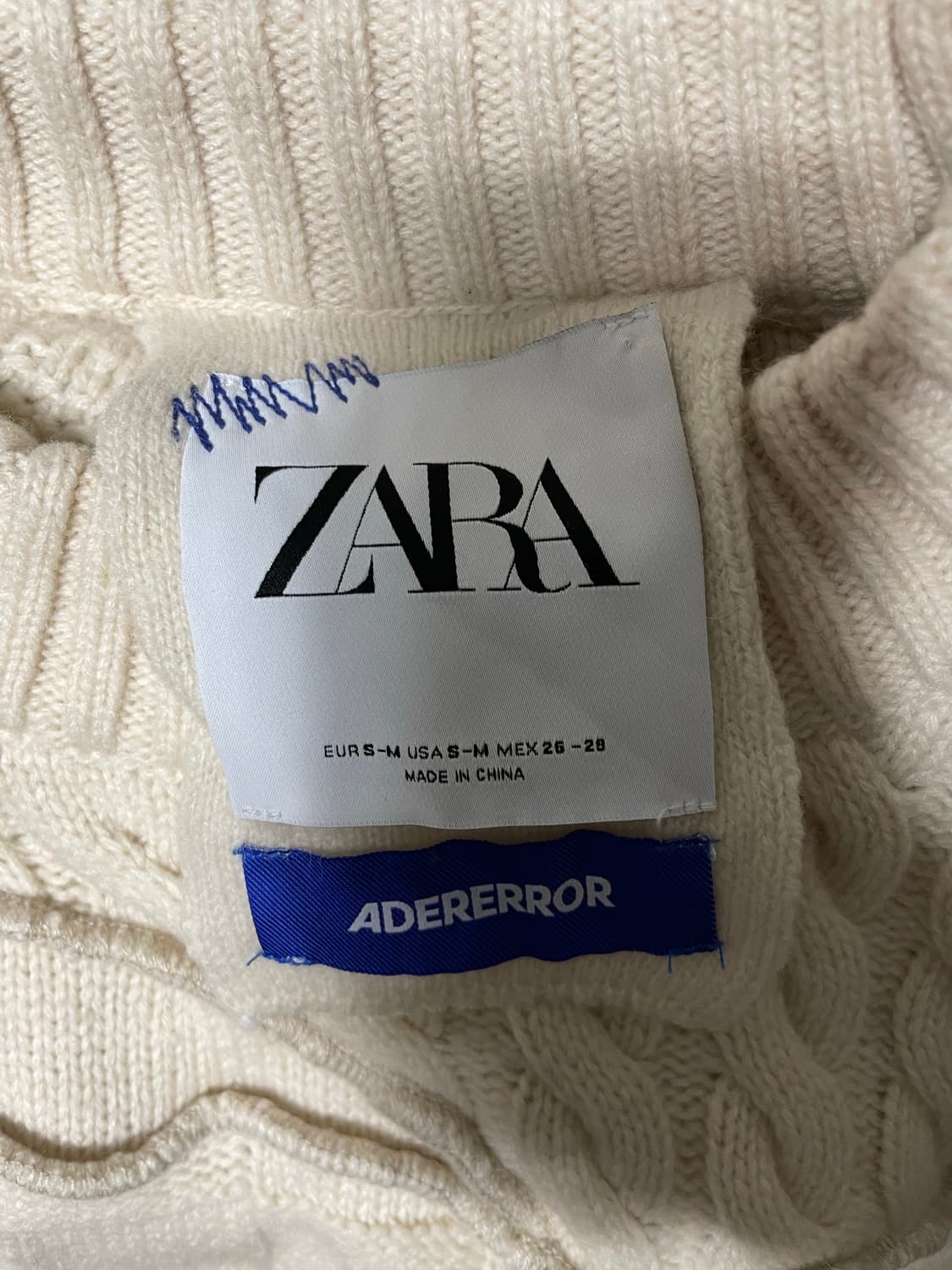 자라 X 아더에러 패치워크 니트 스웨터 상품이미지4