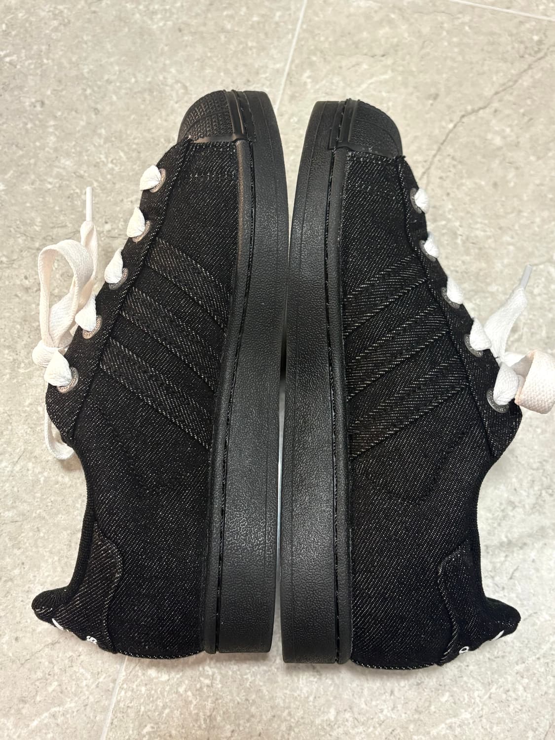 아디다스 슈퍼스타 블랙데님 신발 235 상품이미지5