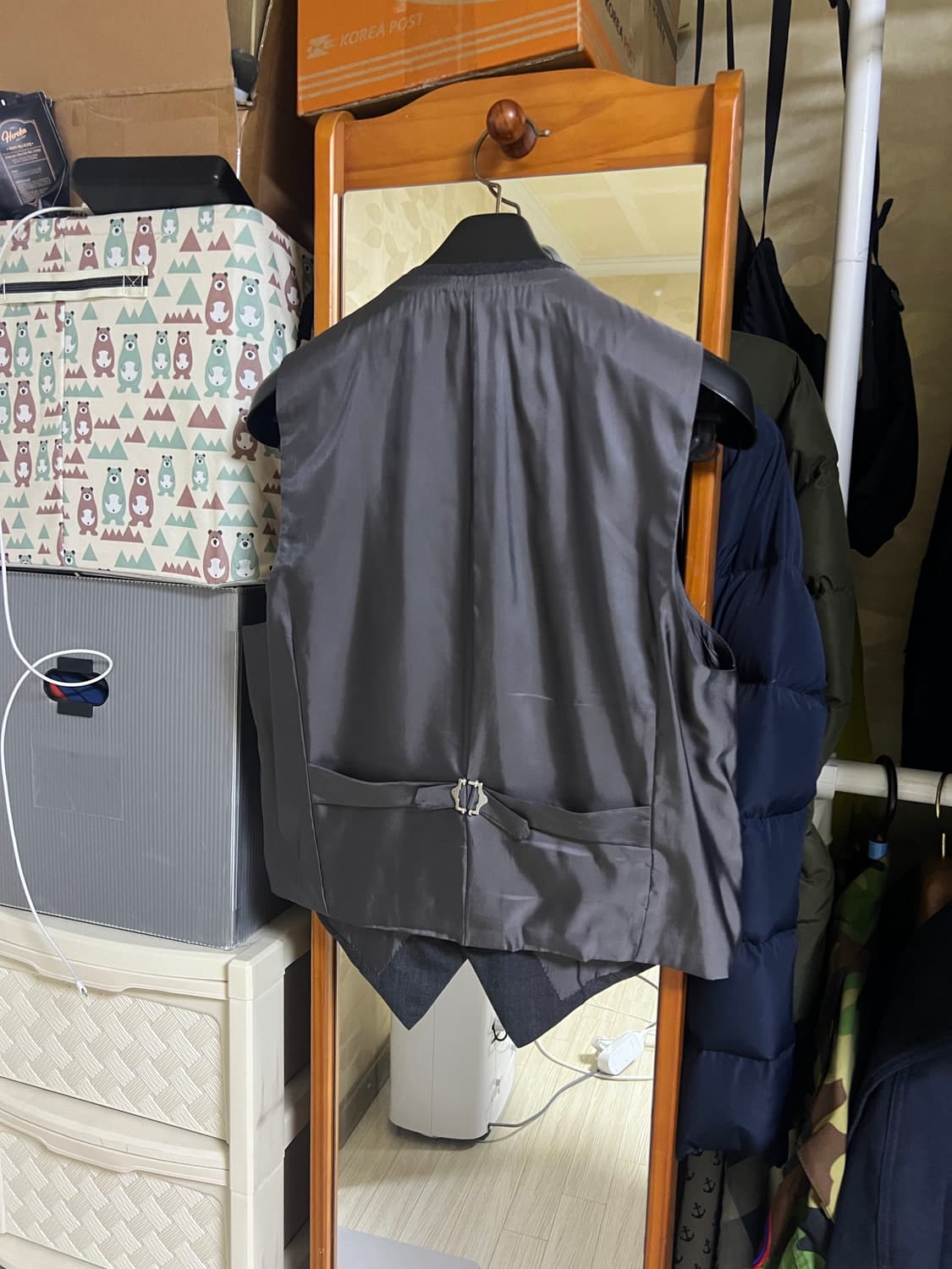 홀랜드앤쉐리 인터시티 차콜 삭스킨 비스포크 맞춤 자켓 상품이미지7