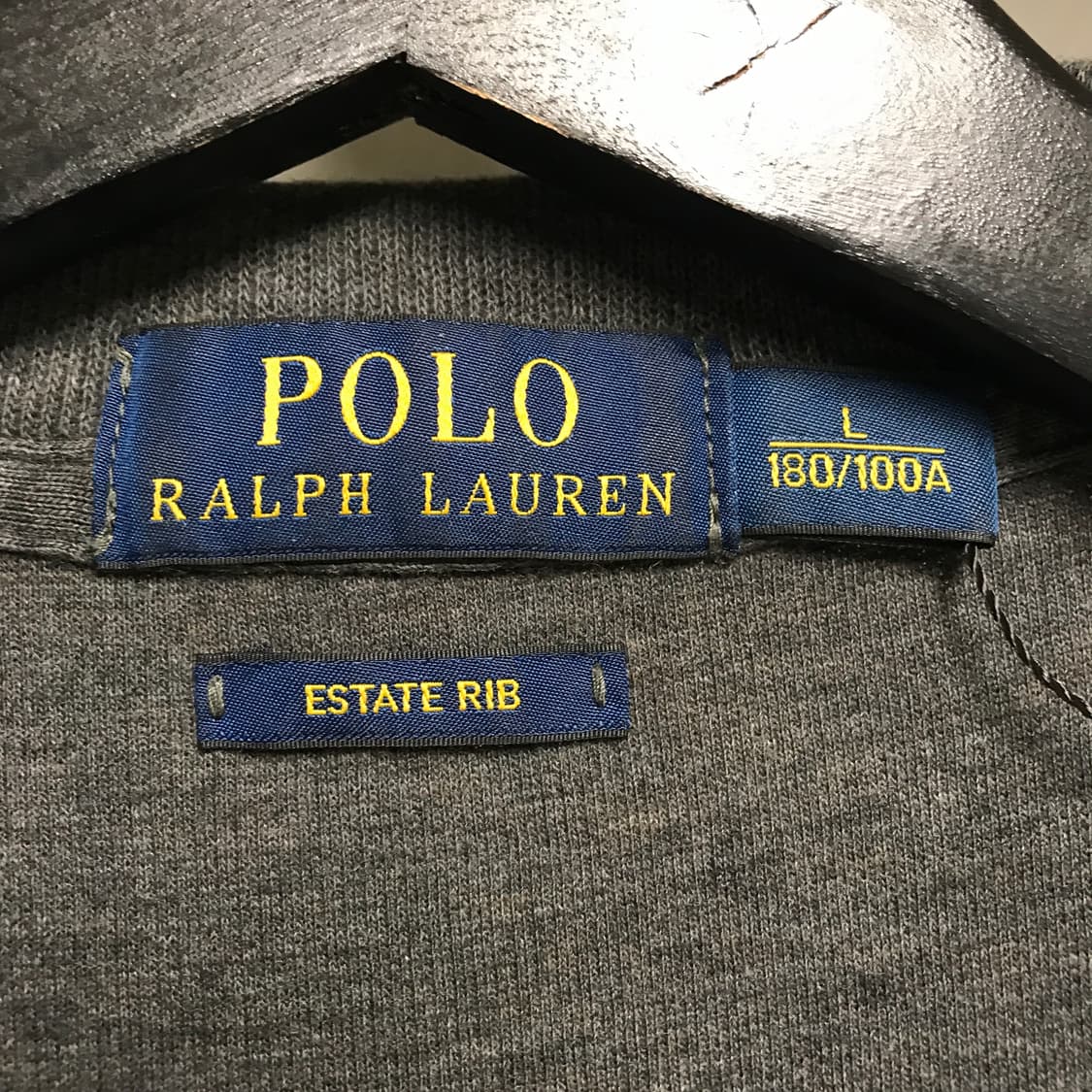폴로 랄프로렌 니트 집업 그레이 L 상품이미지5