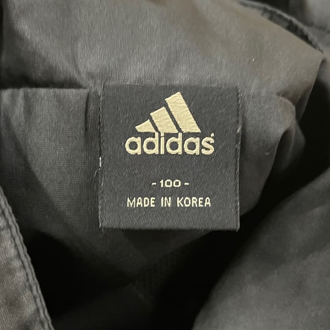 [정품/100] 아디다스 블랙 바람막이 자켓 b17 상품이미지5