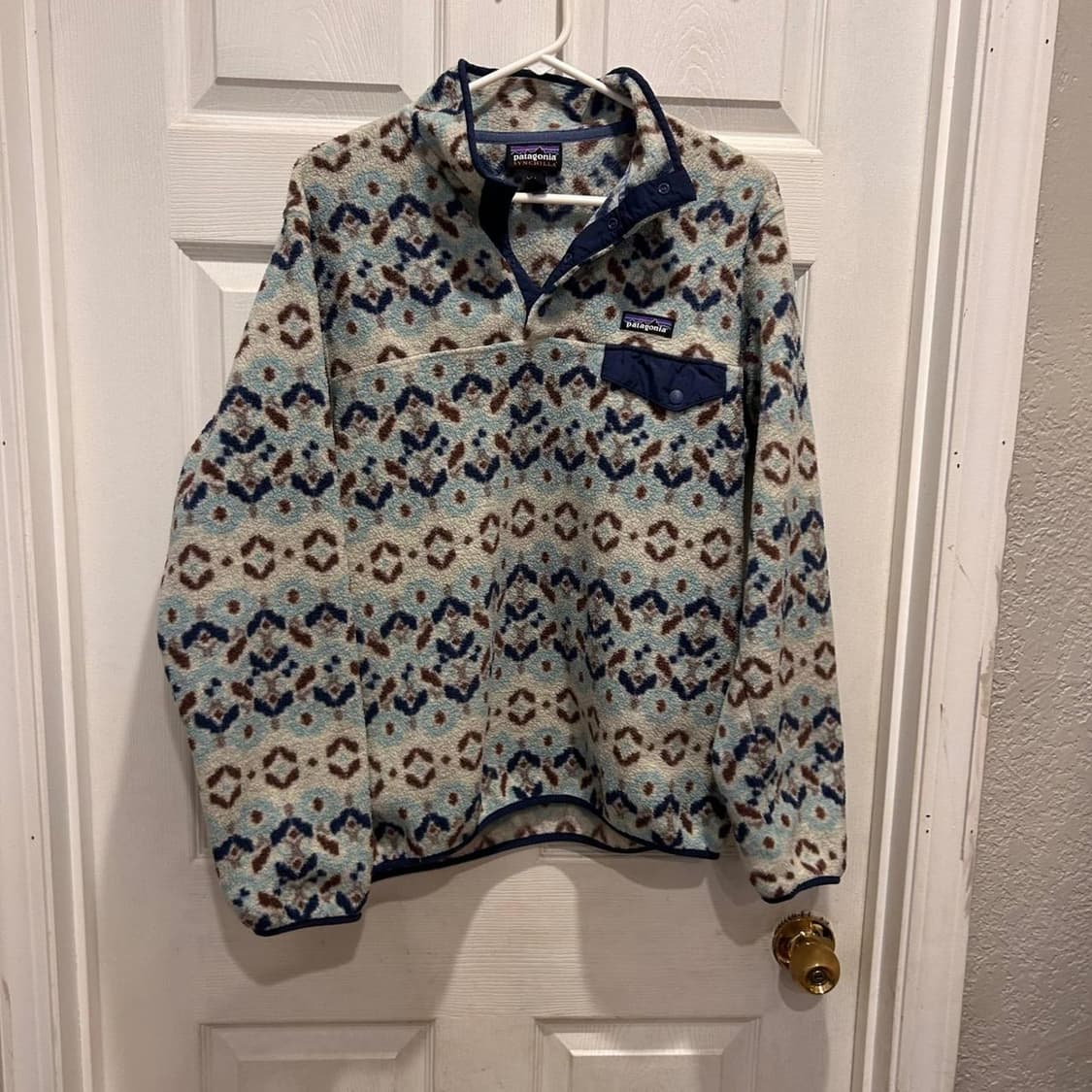 파타고니아 신칠라 스냅-T 툰드라 클러스터 빅 스카이 블루 상품이미지1