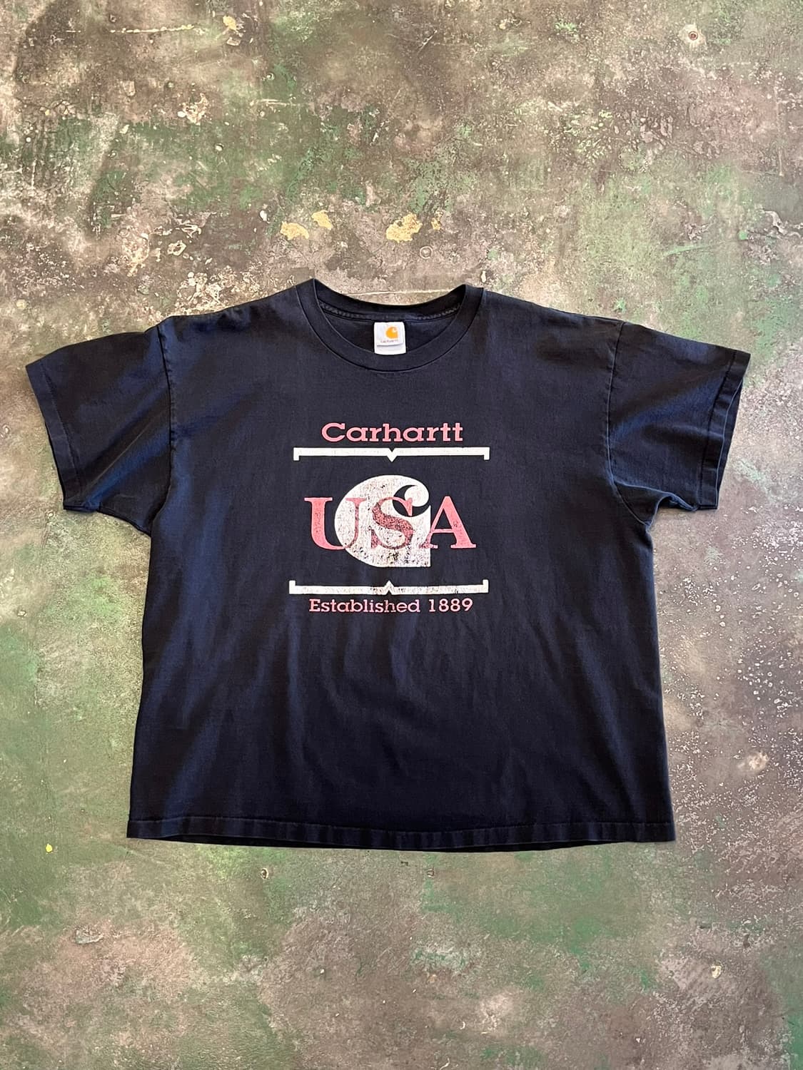 90's [XL] 칼하트 USA 싱글스티치 빈티지 티셔츠 상품이미지1
