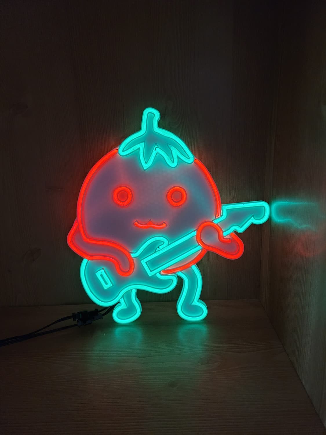 토마토 기타 네온사인 led 램프 조명 y2k 상품이미지4