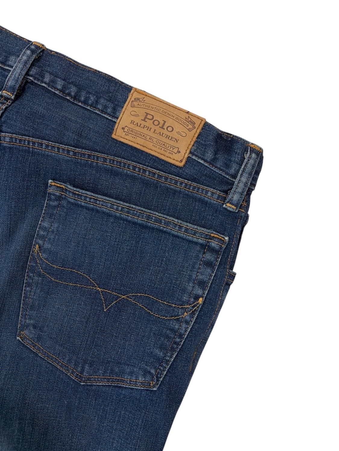 폴로 레귤러핏 데님팬츠 (36)  상품이미지5