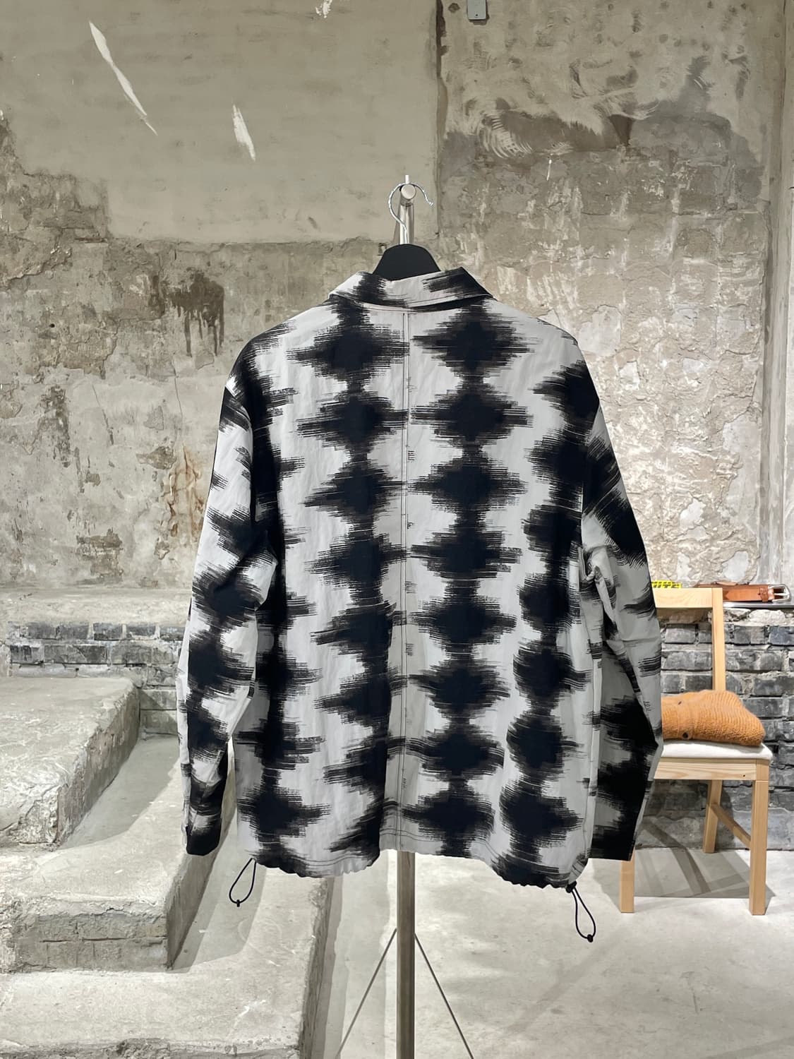 아노니모아노니마 브러쉬 스트로크 하프집 아노락 상품이미지6