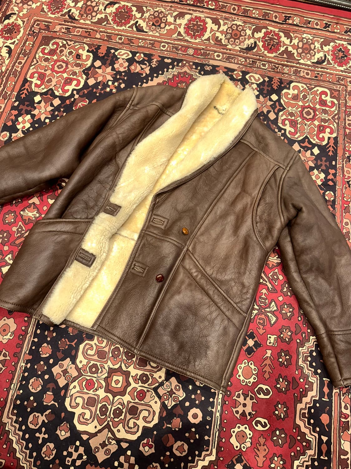 ( 2XL ) 양가죽무스탕 이테리무스탕 레더자켓 양가죽자켓 상품이미지5