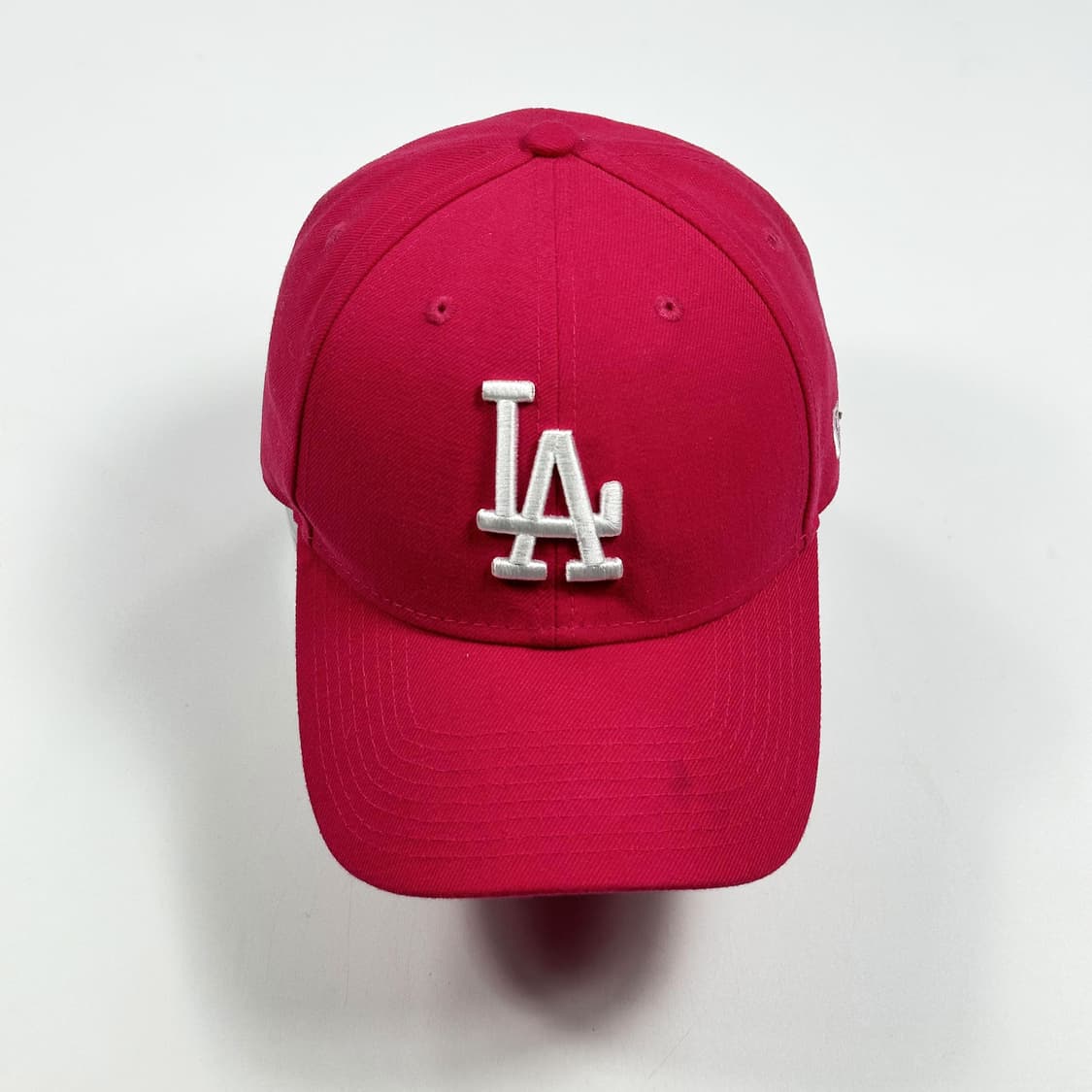 MLB LA다저스 빅로고 스트럭쳐 볼캡 핫핑크 상품이미지2