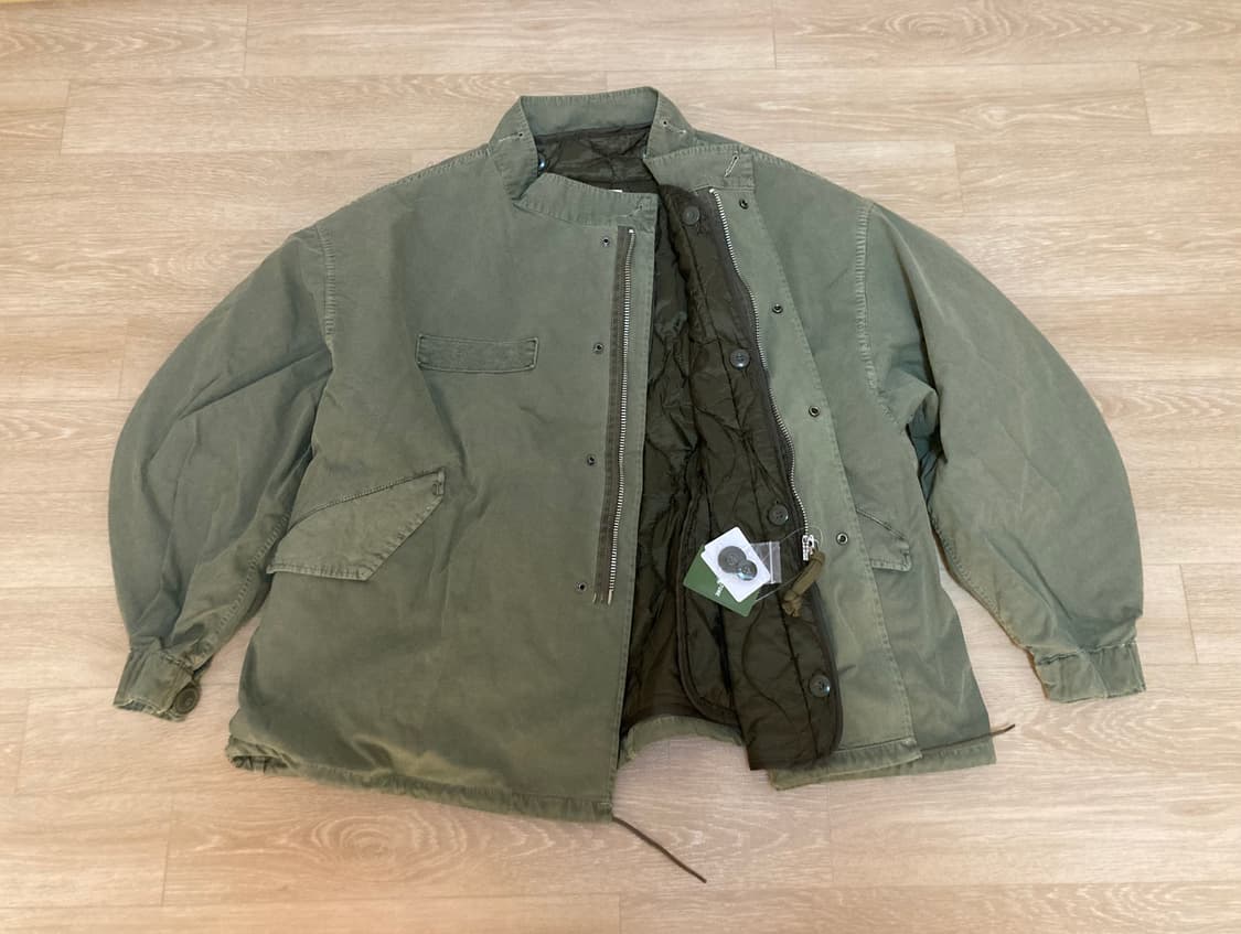 프릭스스토어 m65 숏파카 페이디드 S 라이너 세트 상품이미지3