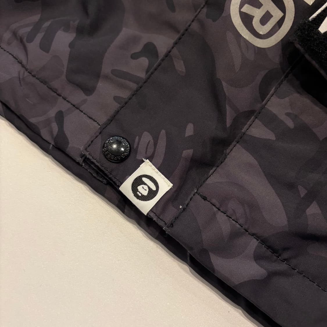 [S] AAPE 에이프 베이프 카모플라쥬 바람막이 후드 자켓 E325 상품이미지8