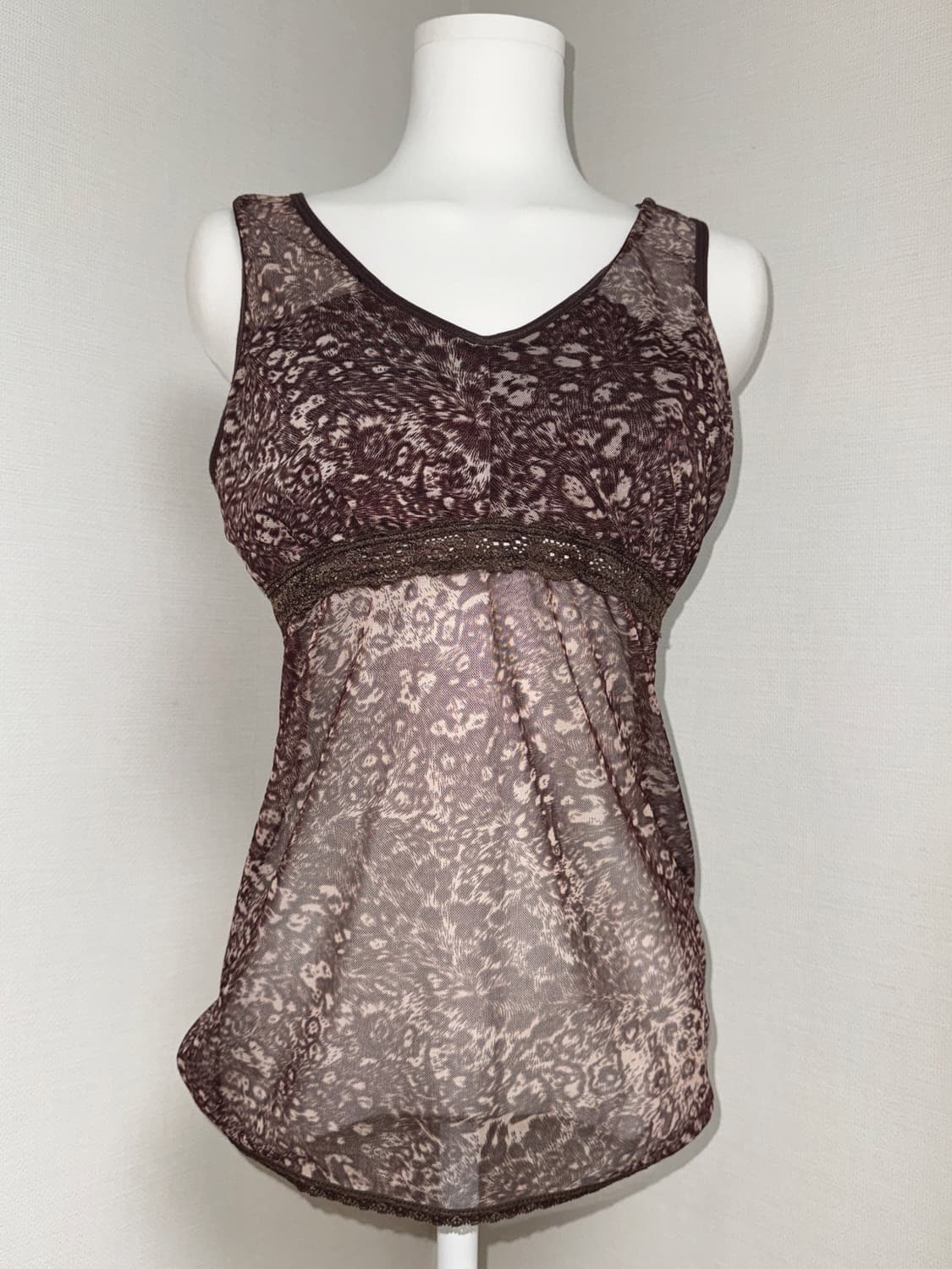 Brown sleeveless 상품이미지2