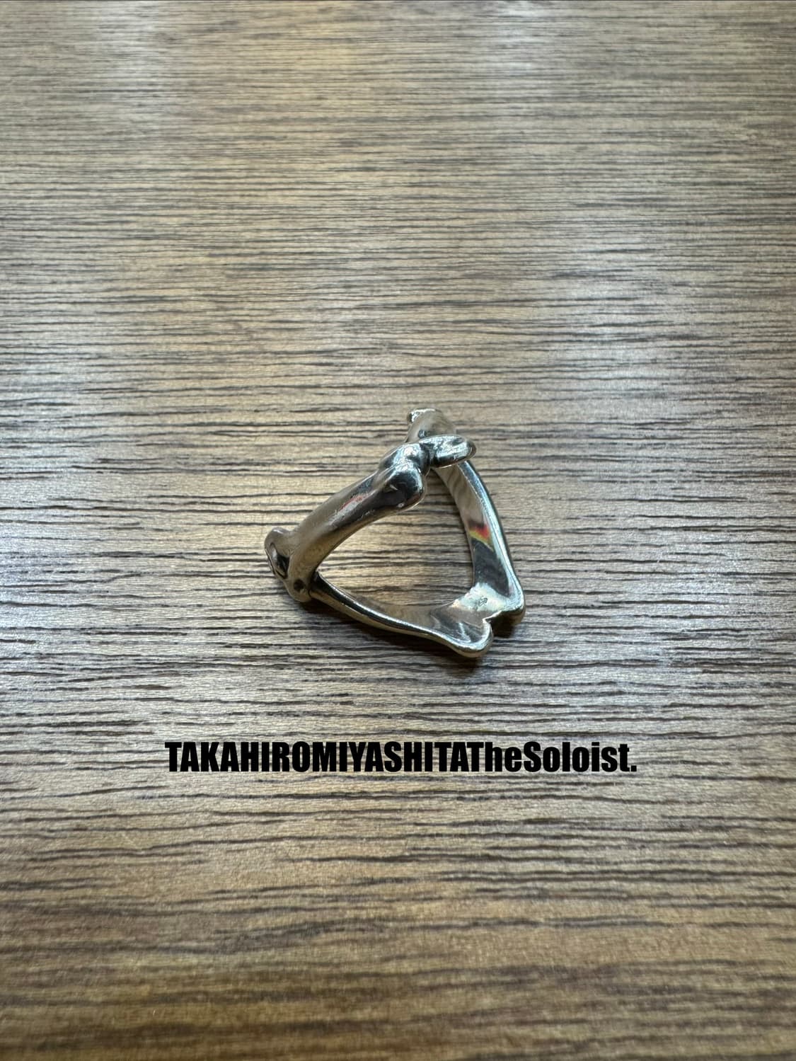 [US8.5] 타카히로미야시타 더 솔로이스트 본쉐입 빅토리 링 블랙 상품이미지1