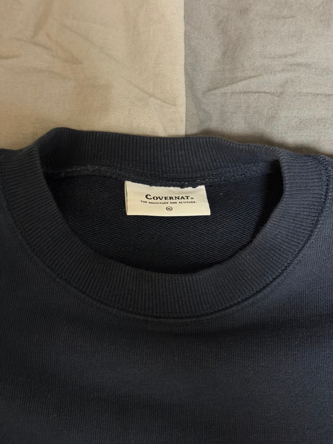 커버낫 네이비 맨투맨 XL 상품이미지3